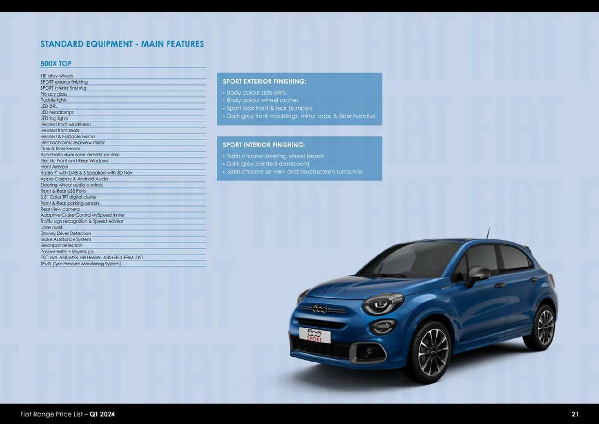 Fiat Range Price List 2024 - 21