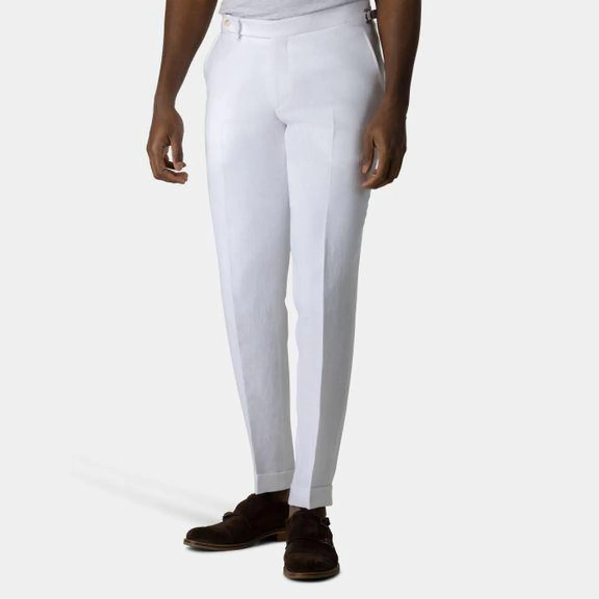 White suit pants