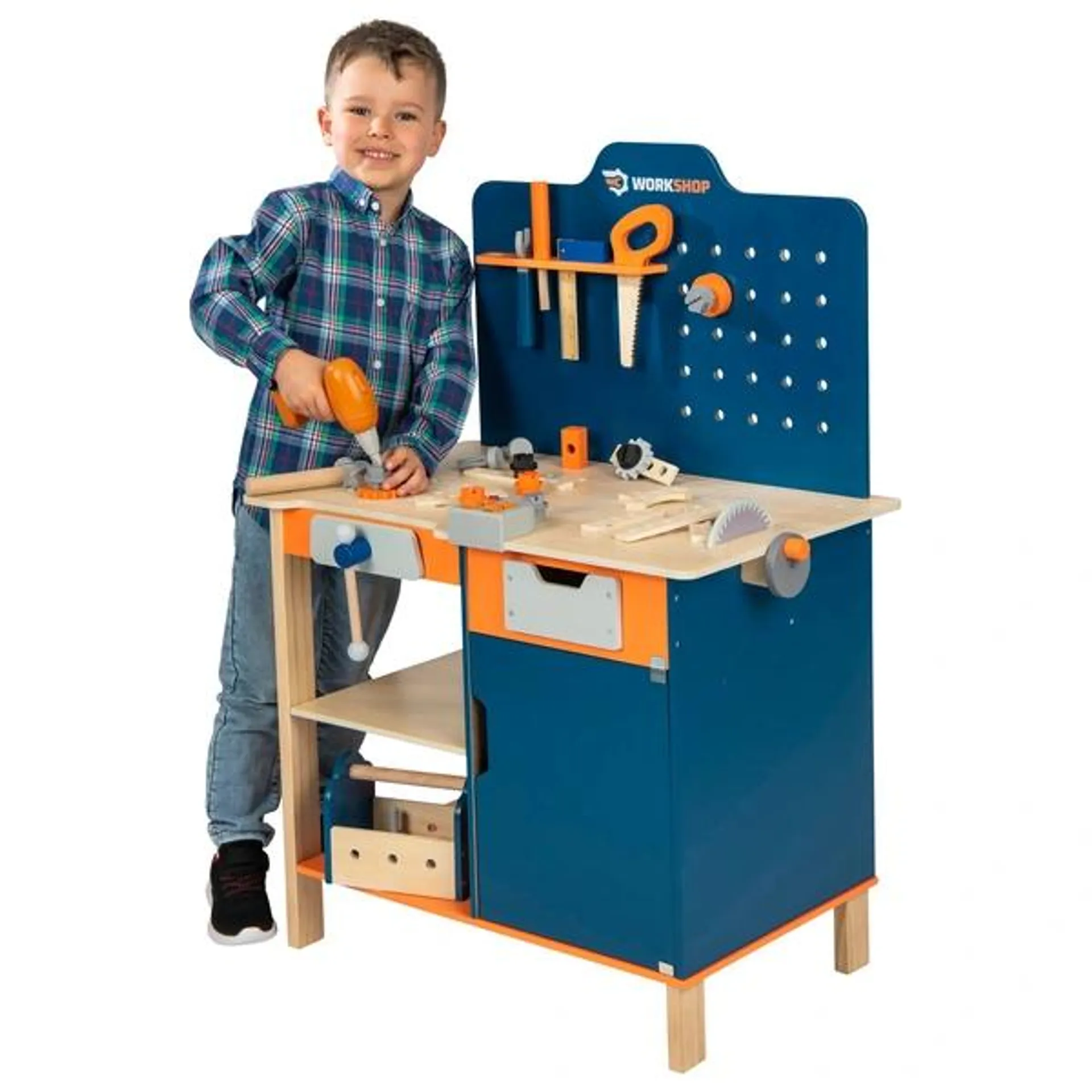 Wooden Workbench Set