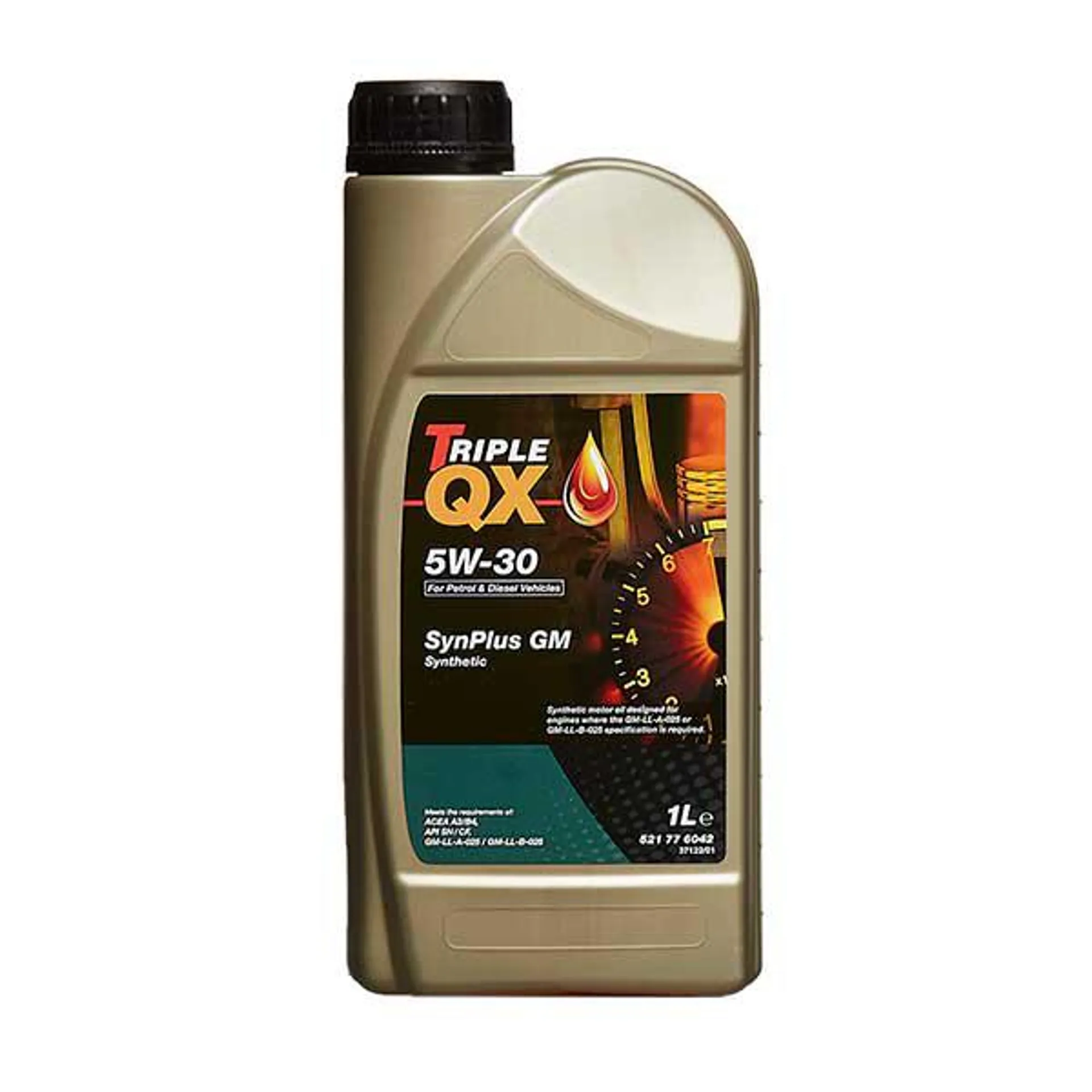 TRIPLE QX SynPlus 5W-30 Engine Oil FS GM not Low SAPS- 1Ltr