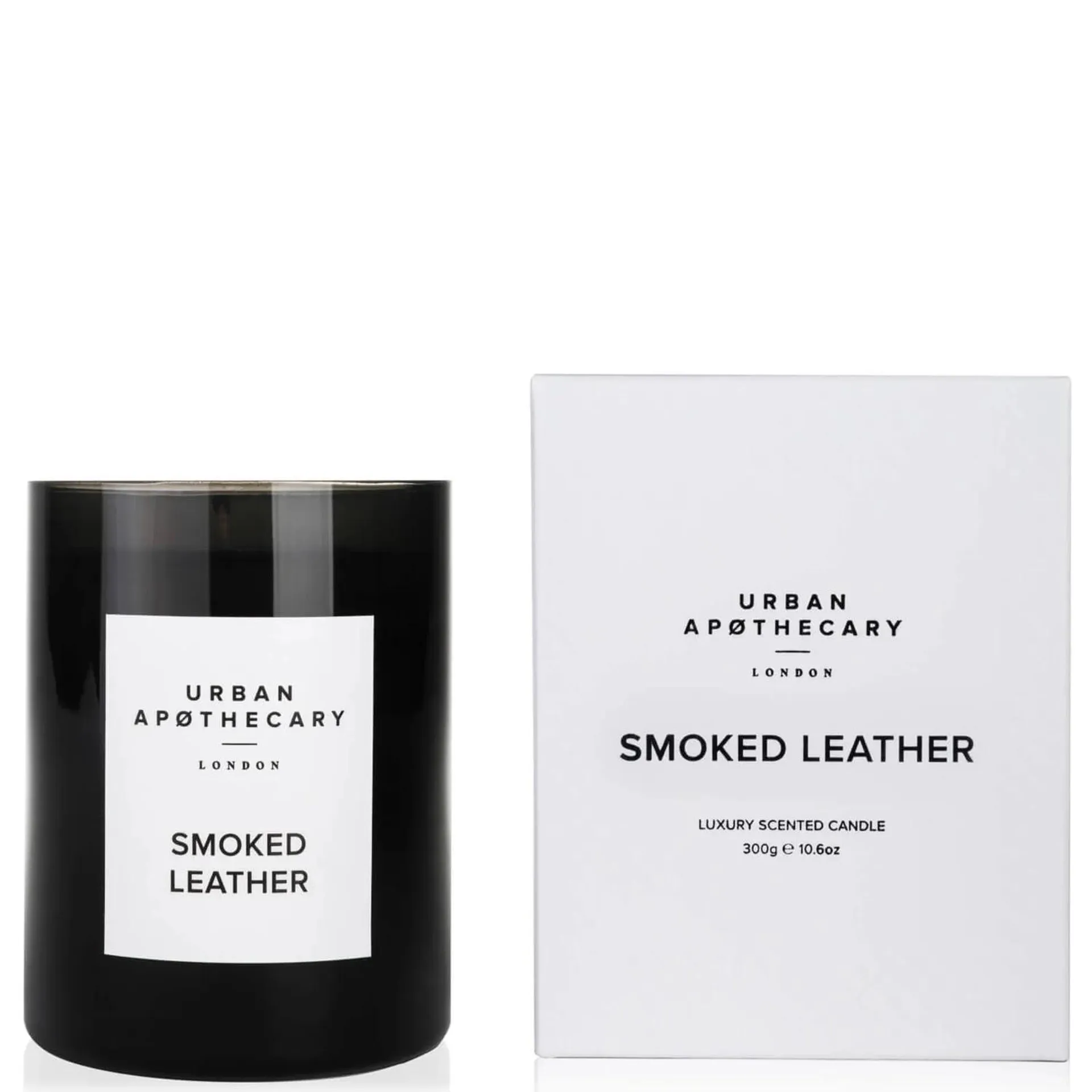 Urban Apothecary Smoked Leather Luxury Candle - 300g