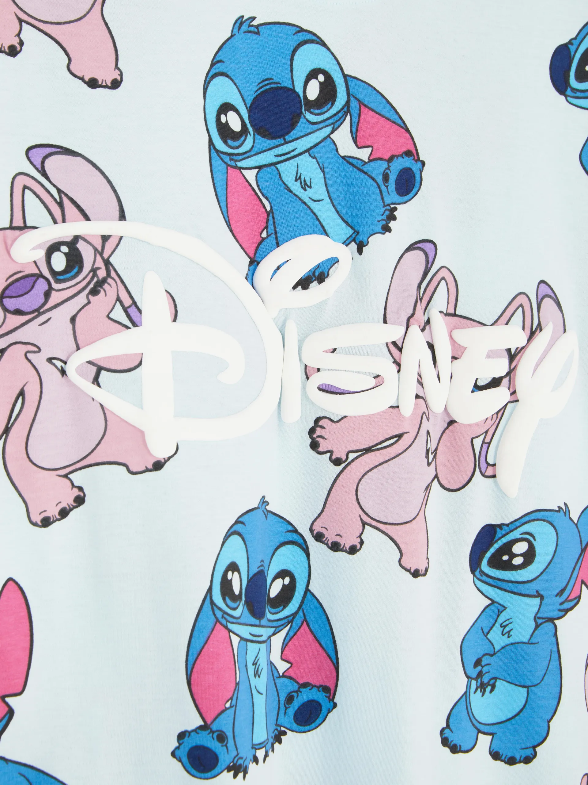 T-shirt de pyjama Disney Stitch et Angel