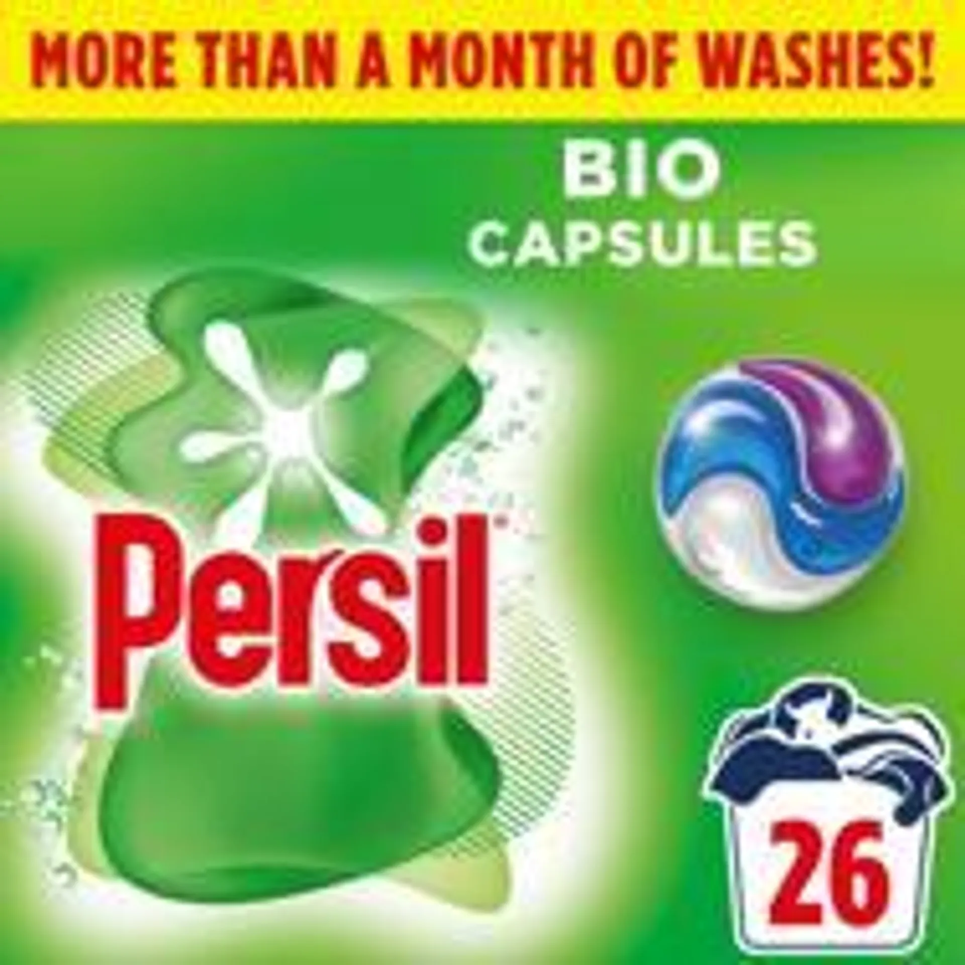 Persil 3 in 1 Washing Capsules Bio 26 washes