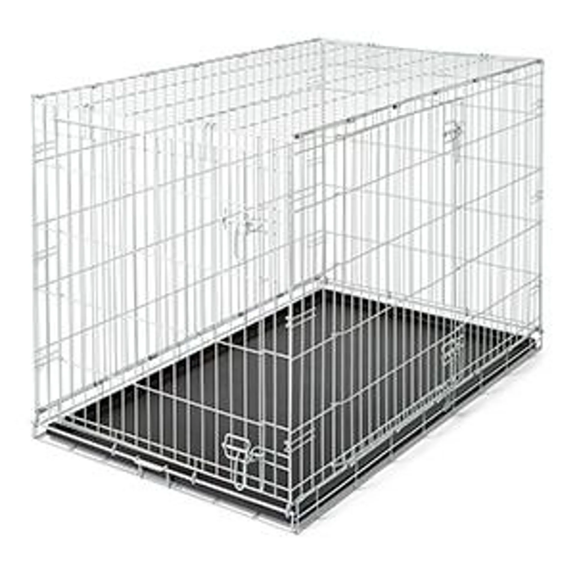 Pets at Home Double Door Dog Crate X Large Grey