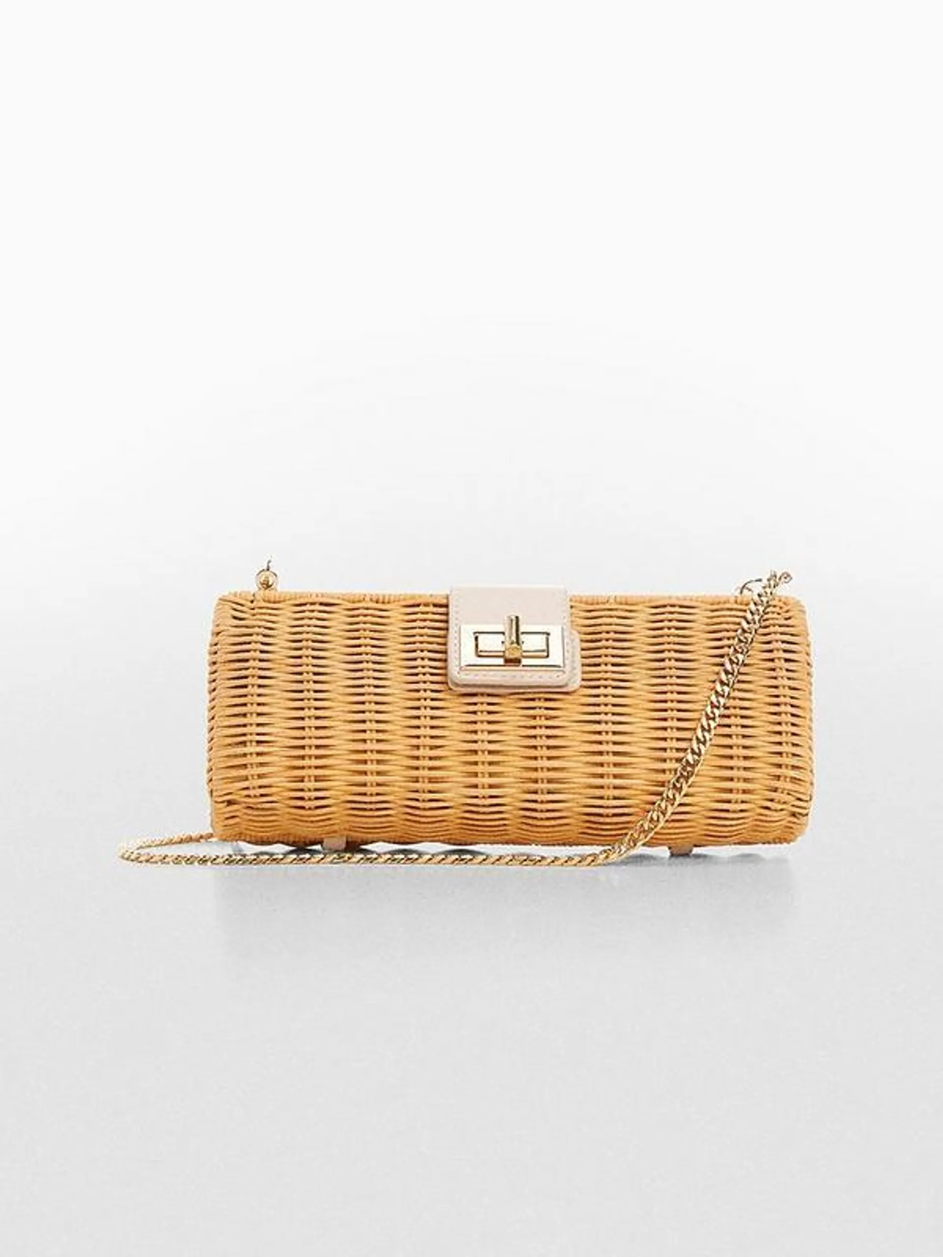 Natural Fibre Clutch Style Bag