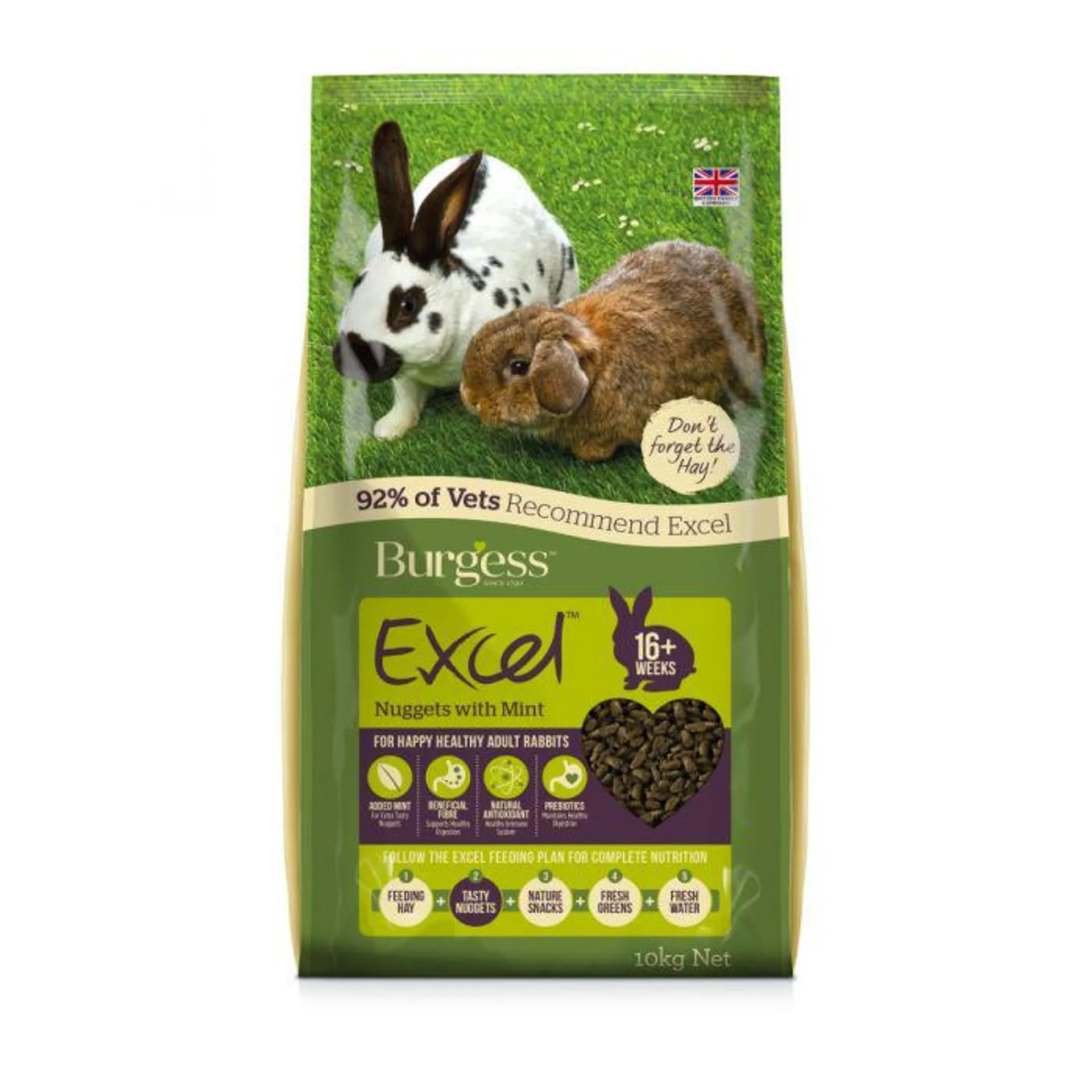 Burgess Rabbit Excel 10Kg