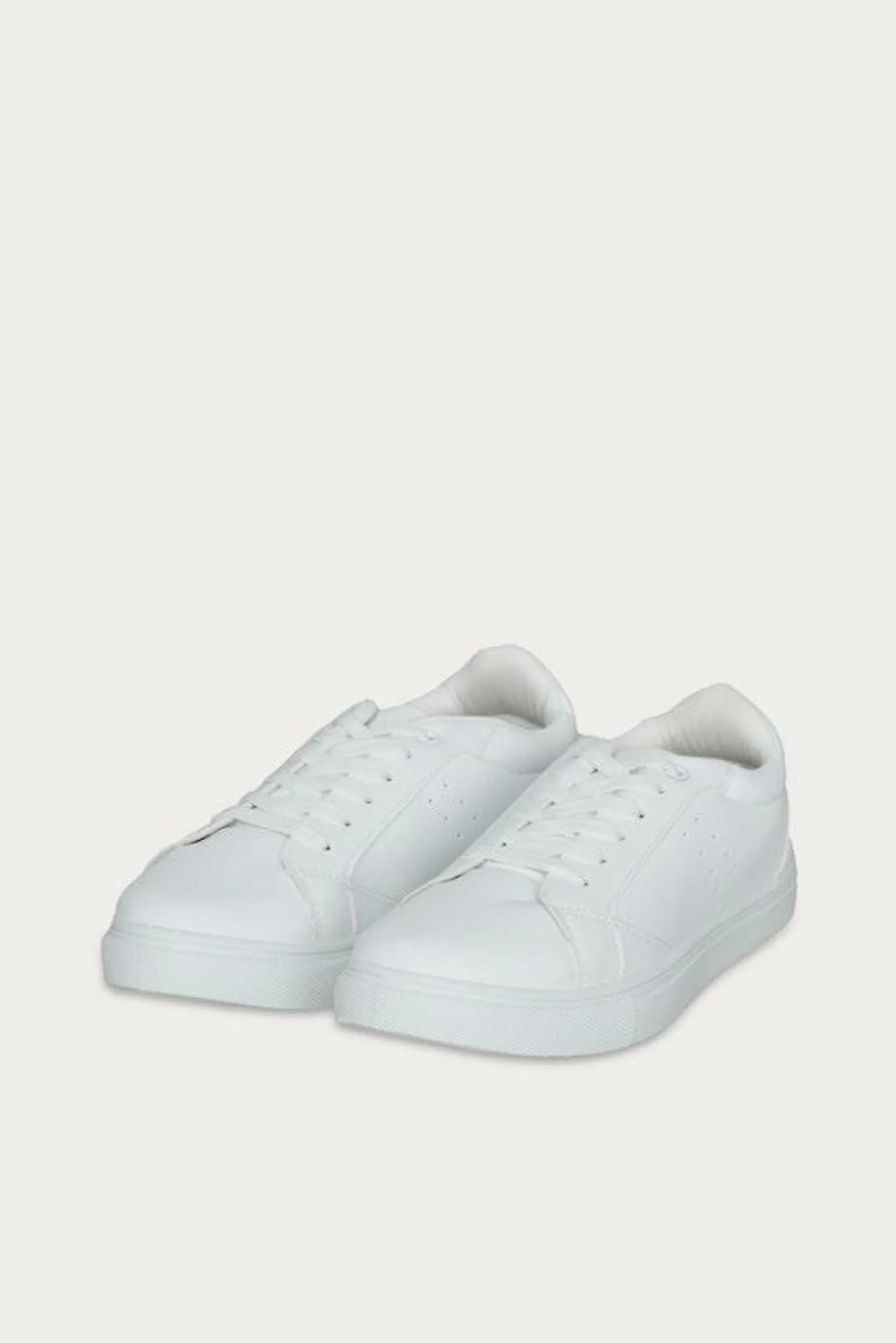 White Essential Flatform Trainers