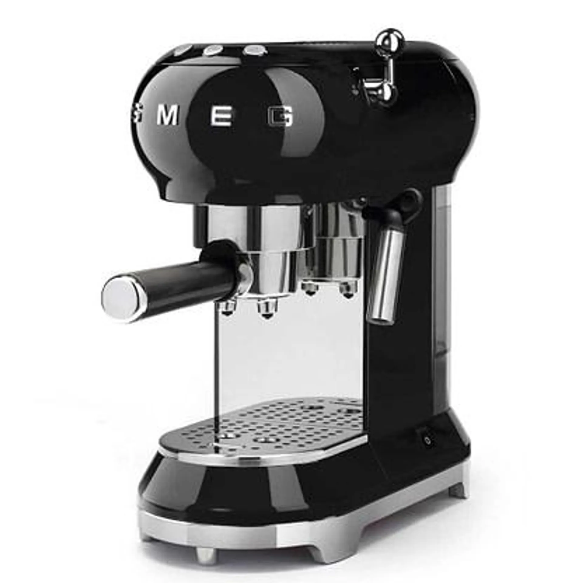 Smeg ECF01BLUK Freestanding Retro Espresso Coffee Machine – BLACK