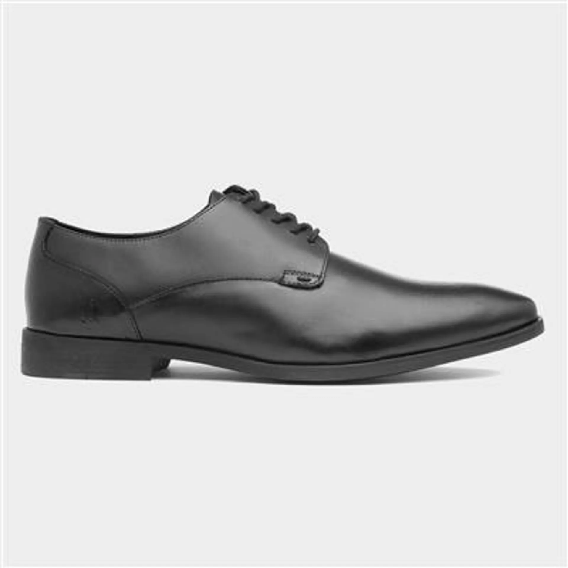 Ezra Mens Black Leather Formal Shoe