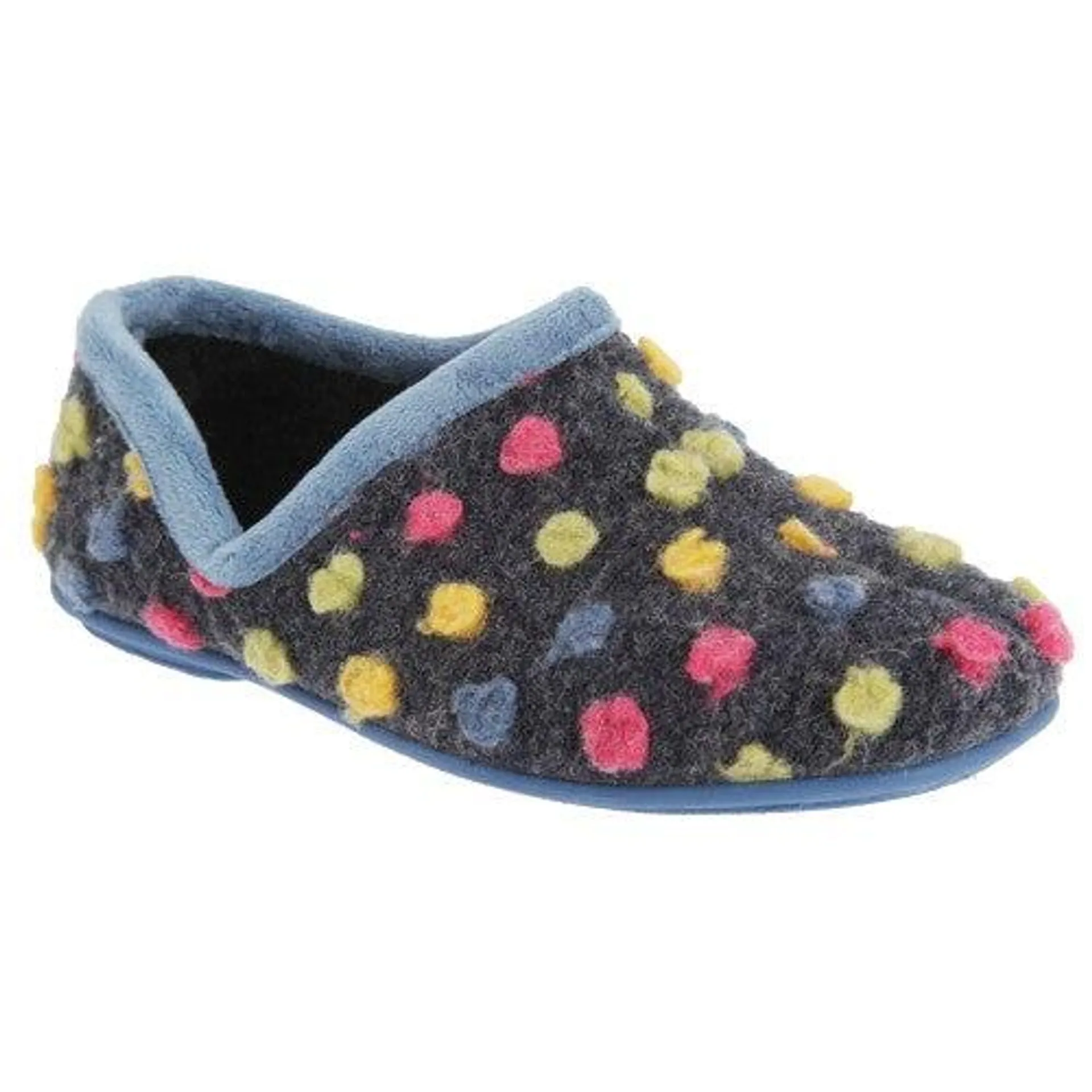 Sleepers Womens/Ladies Jade Dotted Full Slippers