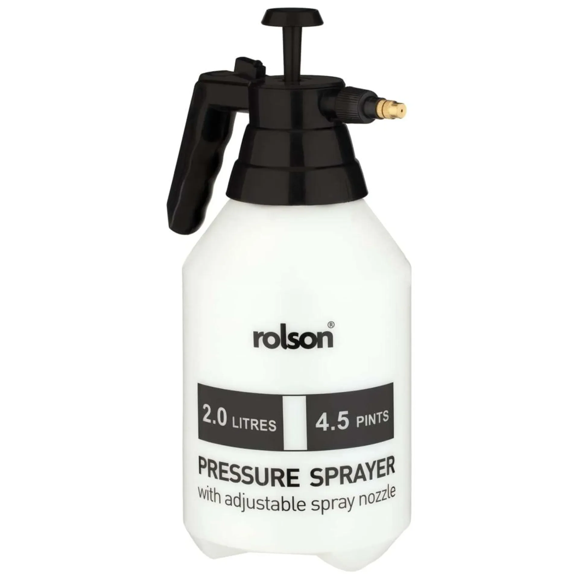 Rolson Pressure Hand Sprayer 2L - Black