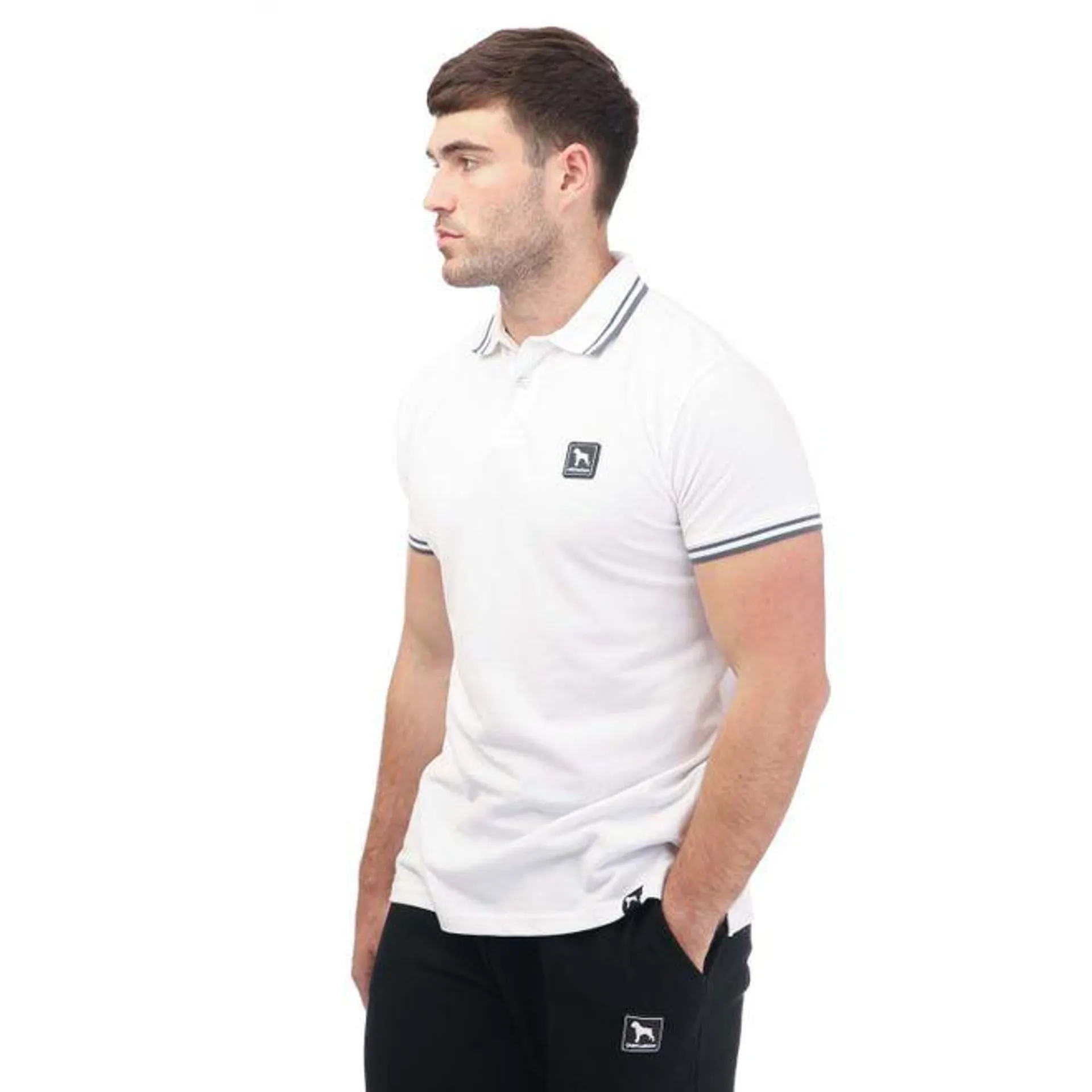 One True Saxon Mens Dixon Polo Shirt in White