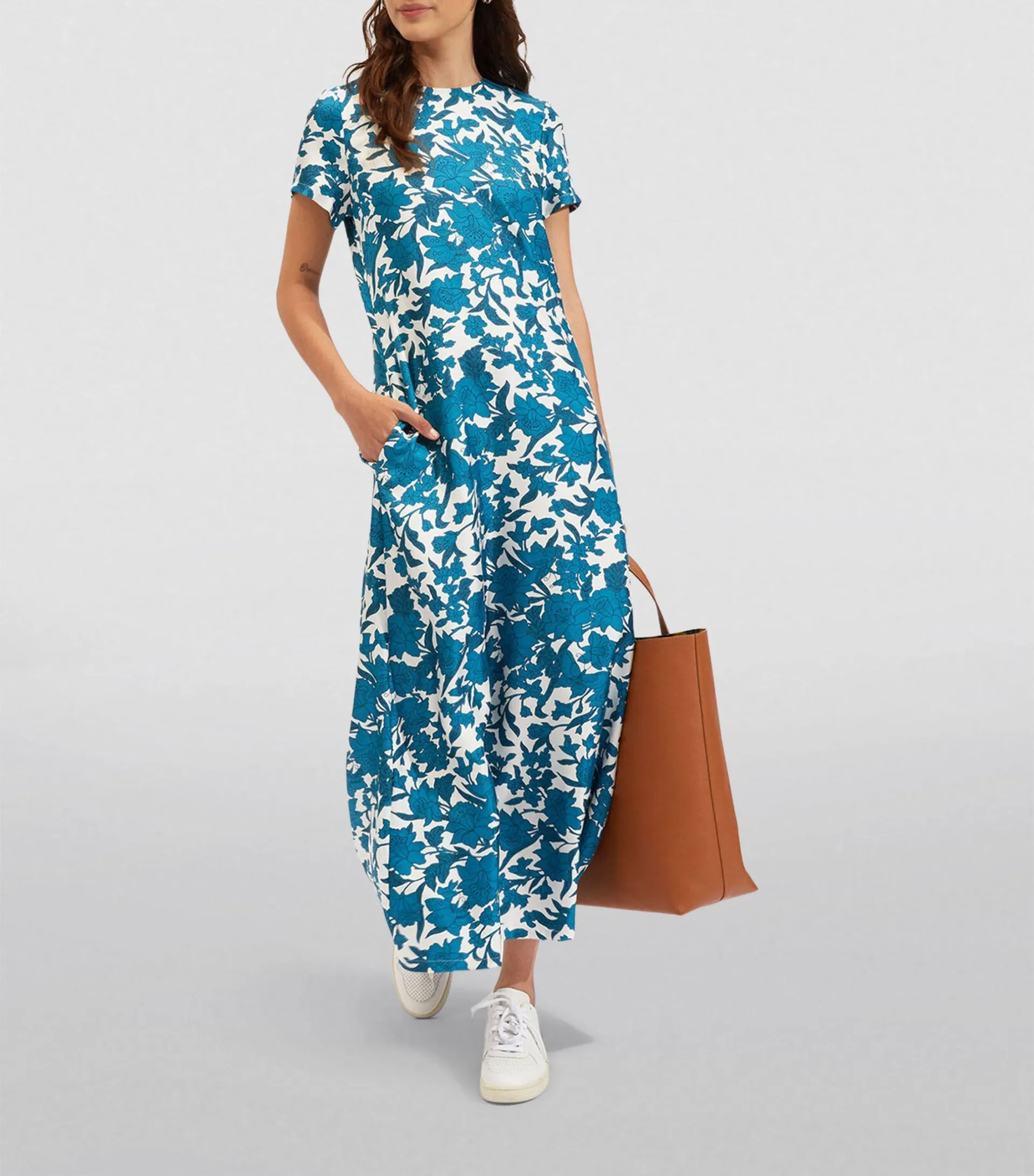 Silk Swing Maxi Dress