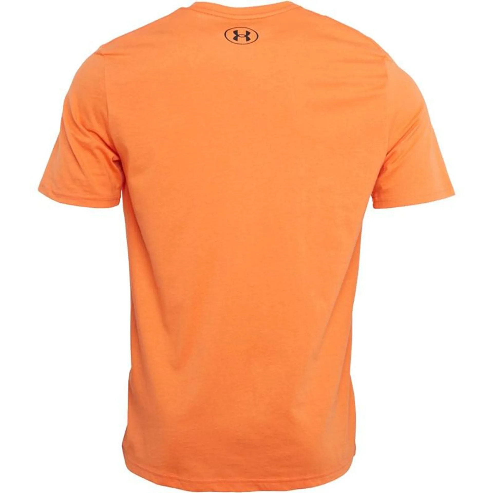 Under Armour Mens UA Sportstyle Left Chest Short Sleeve T-Shirt Frosted Orange/​Black