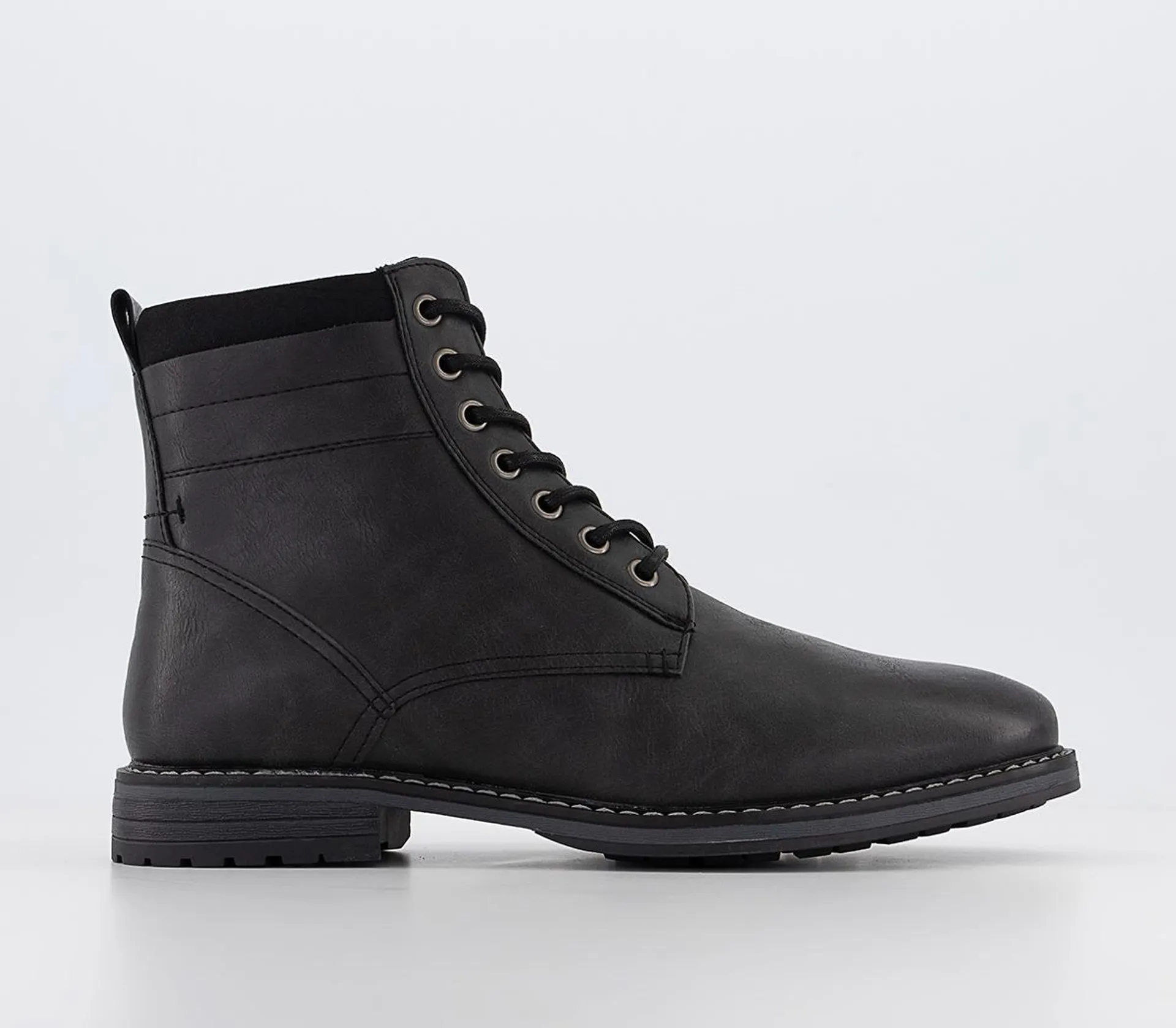 Belvedere Round Toe Zip Lace Up Boots