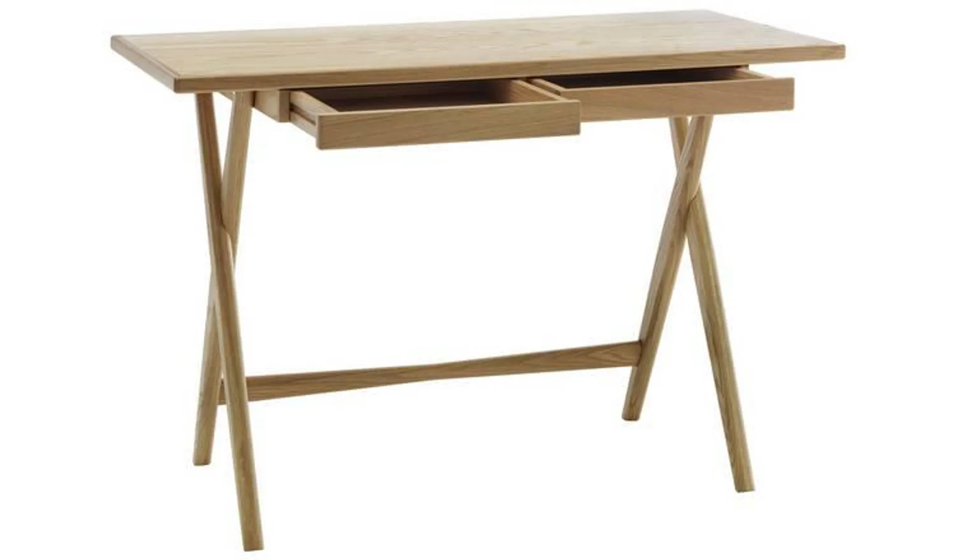Habitat Roscoe Desk with 2 Drawers - Oak