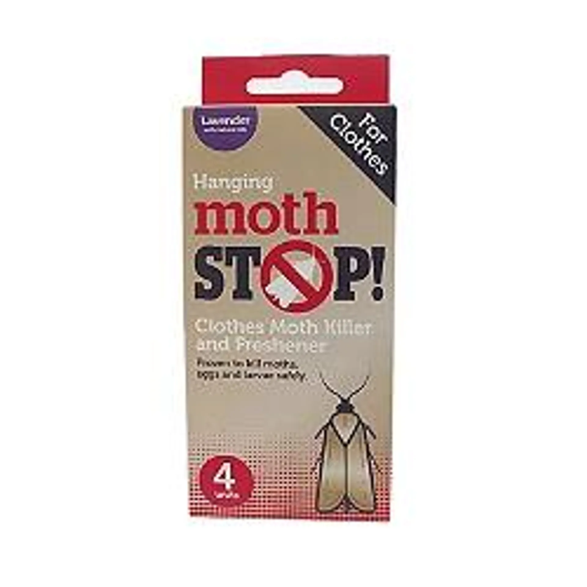 4 Moth Stop Hangers