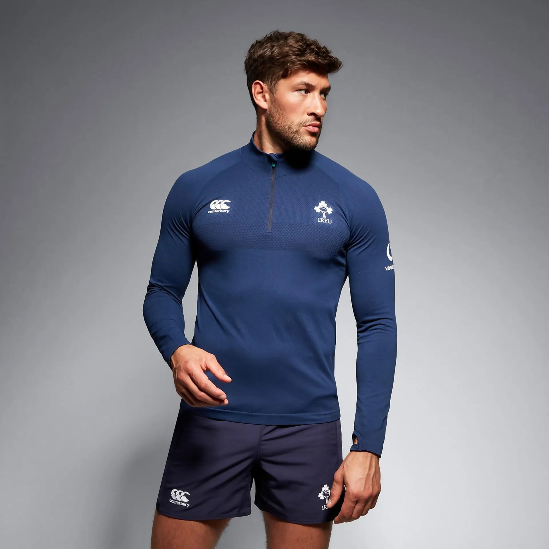 MENS IRELAND SEAMLESS FIRST LAYER BLUE