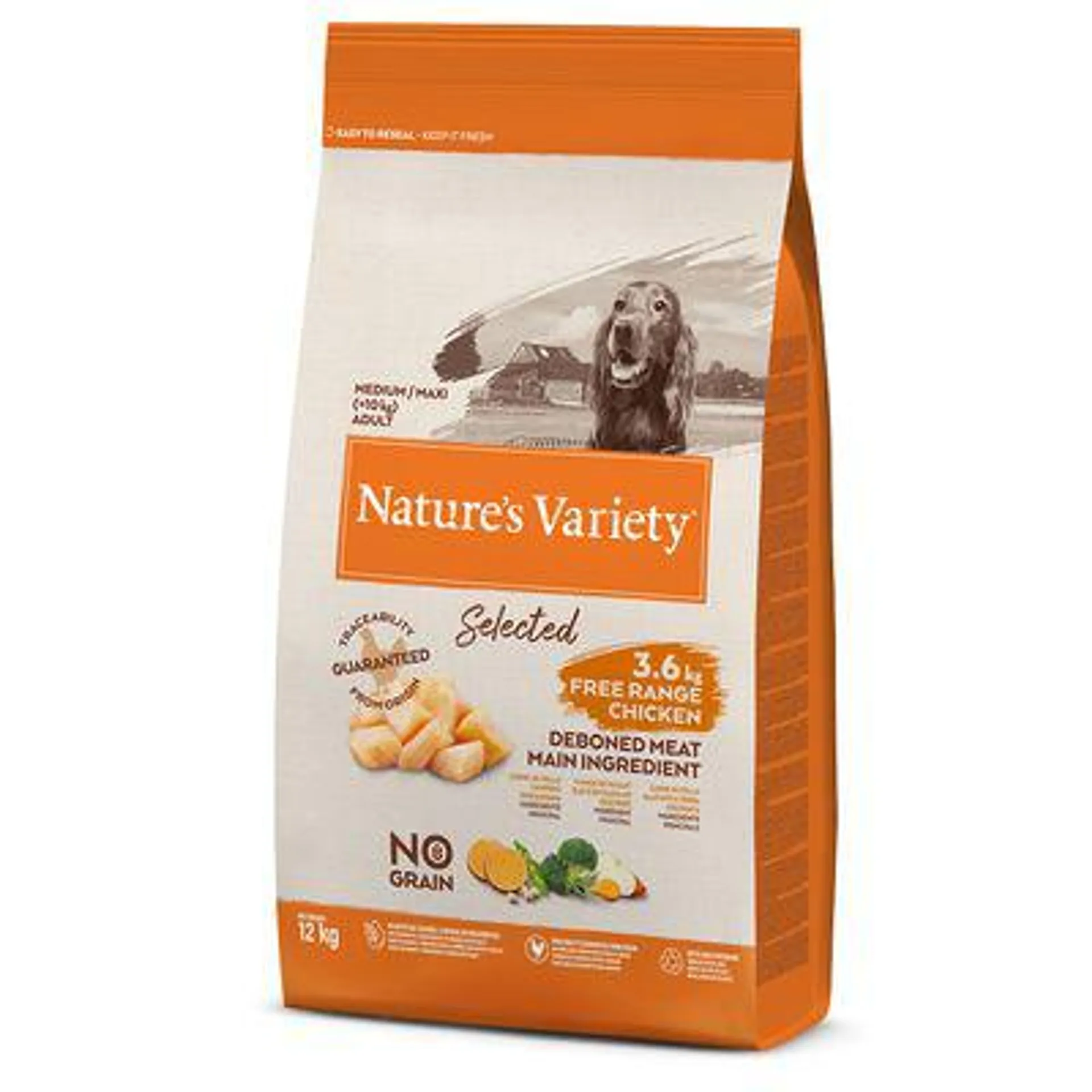 24kg Nature's Variety Selected Dry Dog Food - 15% Off! *
