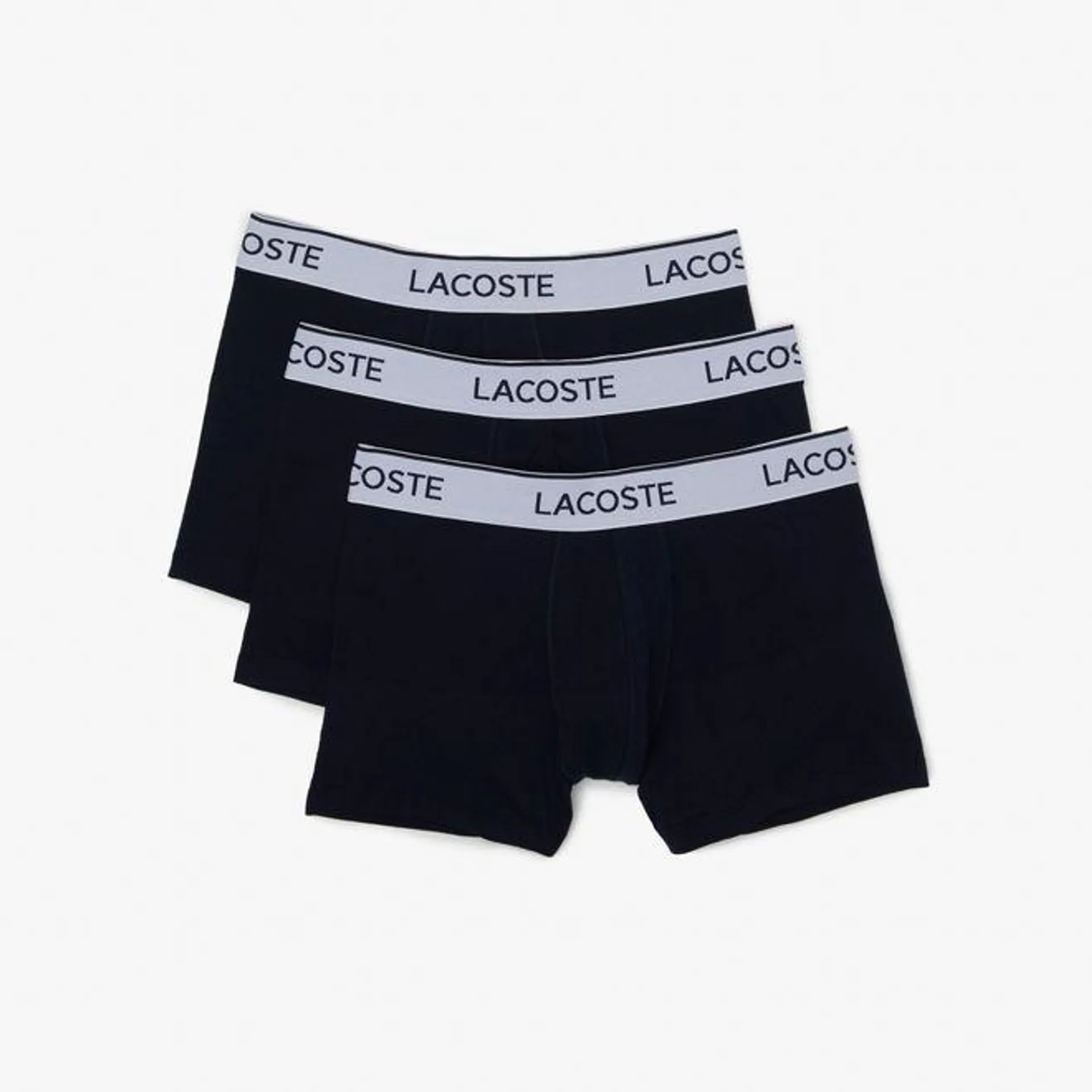 Lacoste 3 Pack Boxer Shorts in Blue