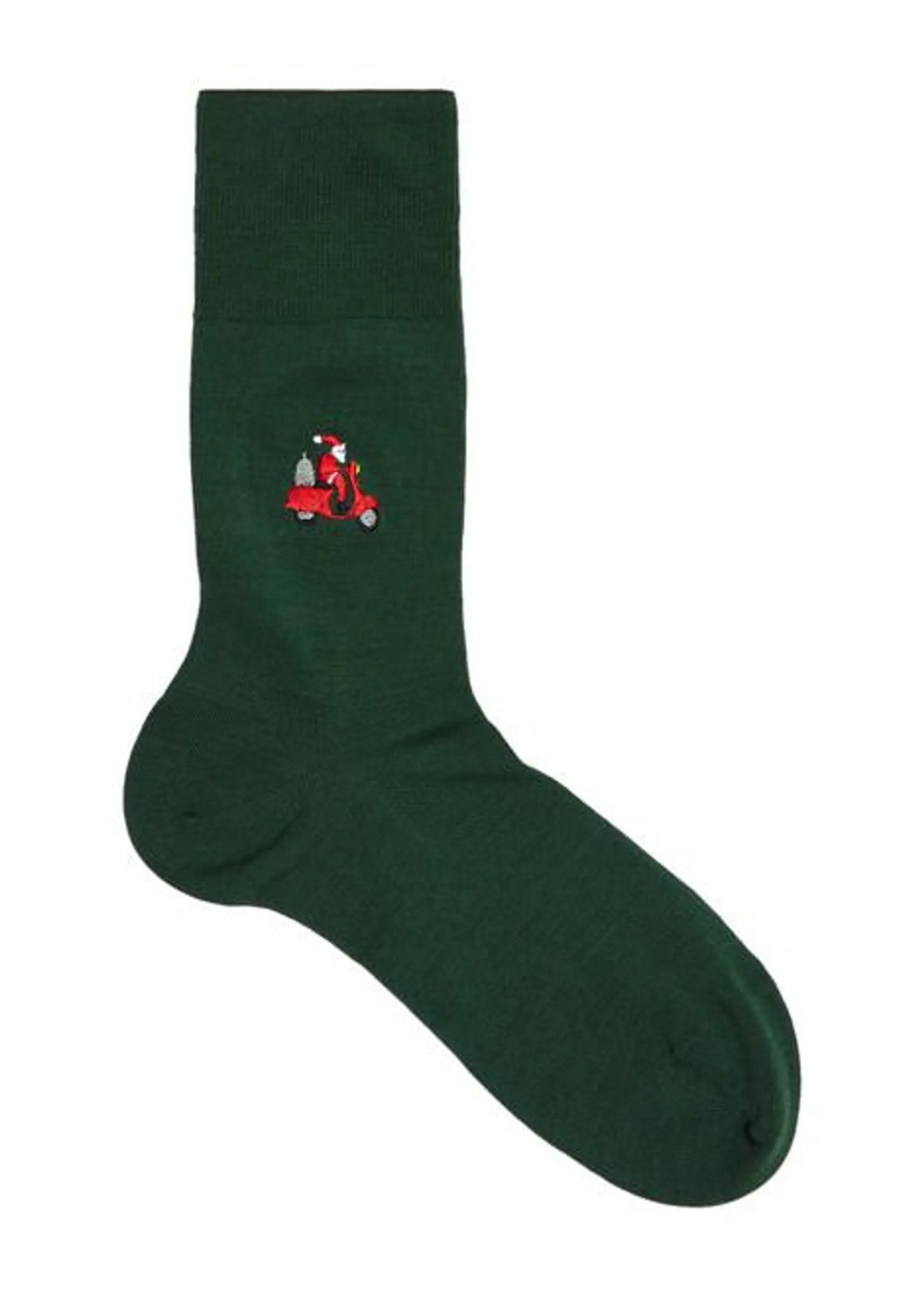 Airport Driving Santa wool-blend socks