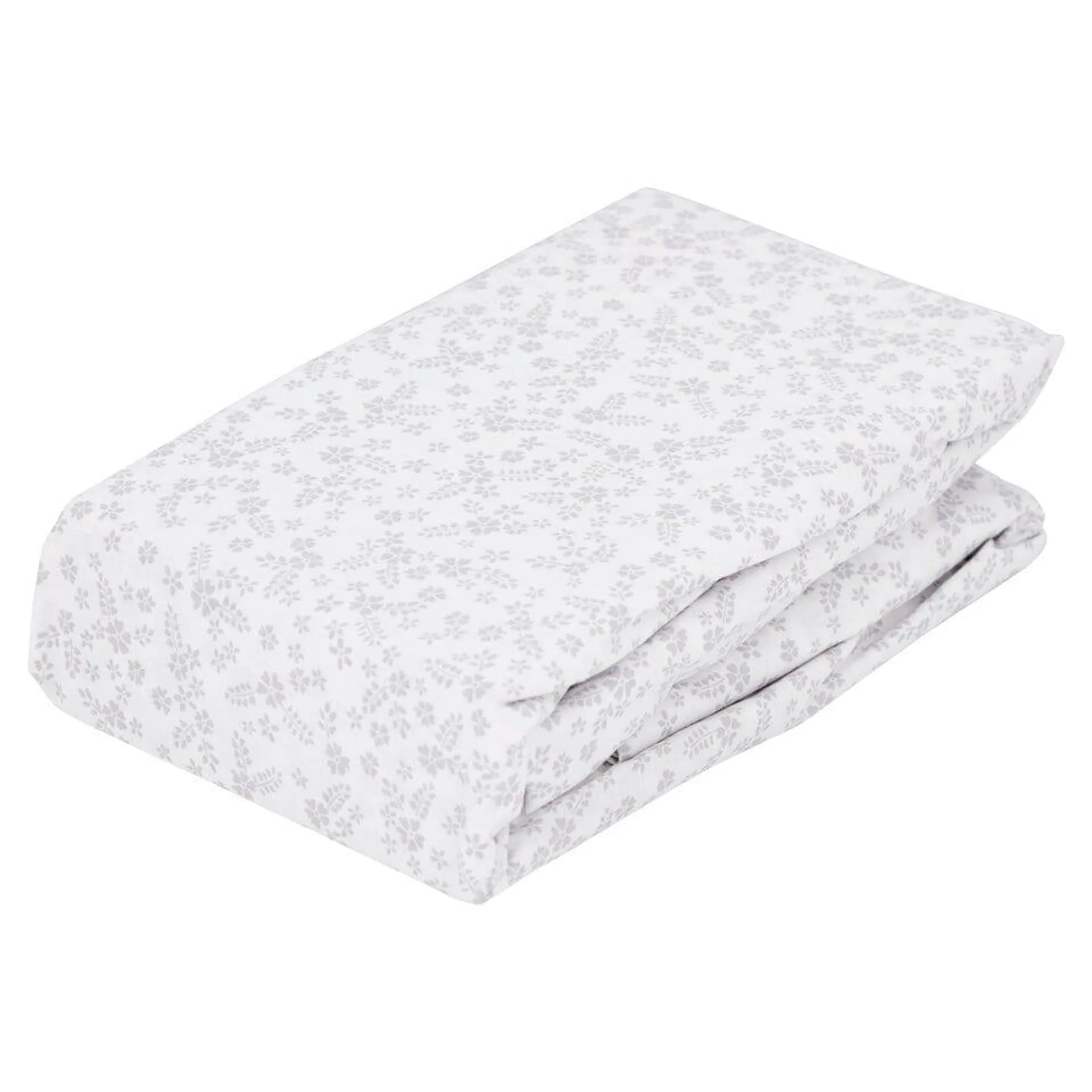 F&F Home Bedding Poly Cotton Printed Folk Fitted Sheet Doube