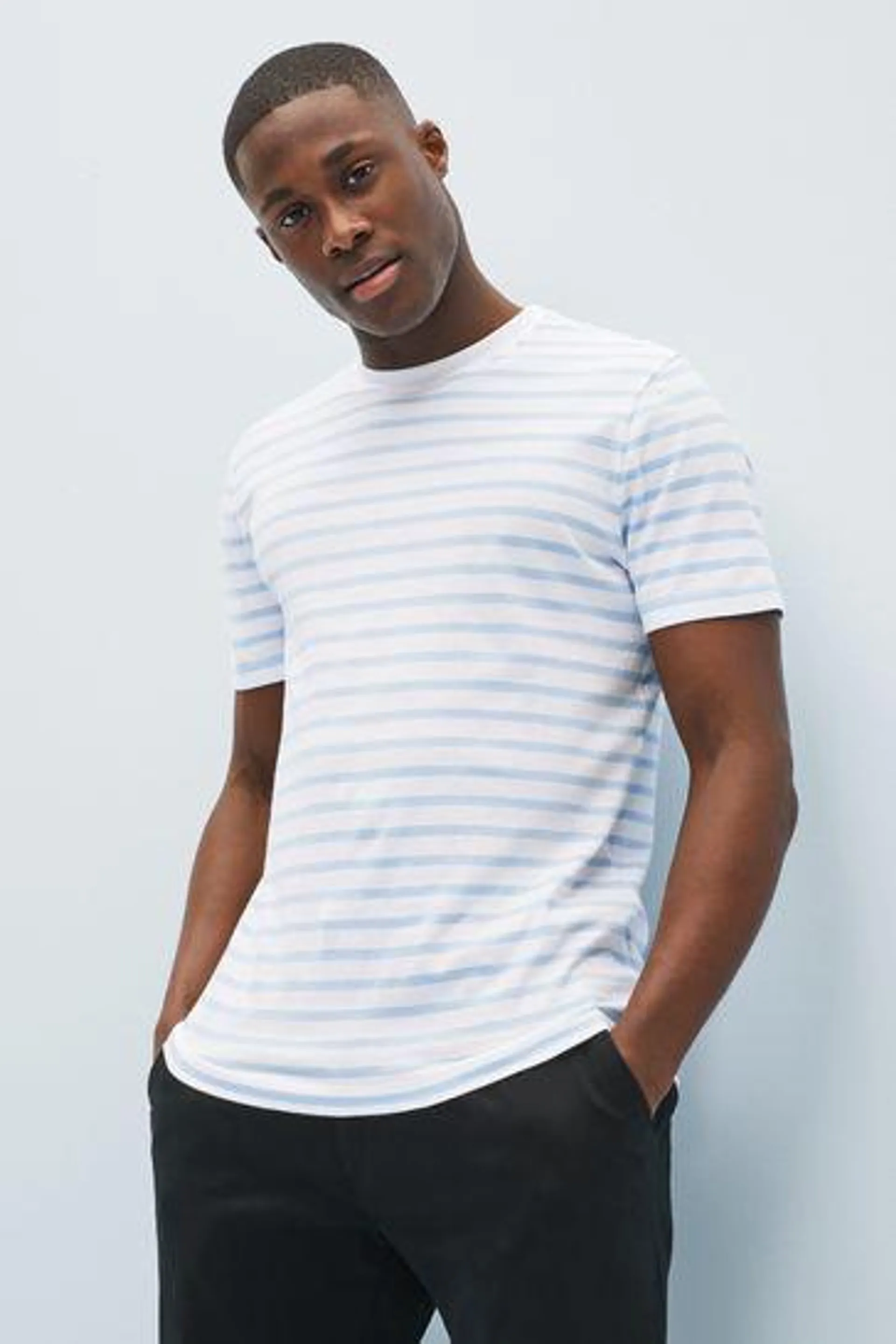 Everyday Soft Stripe Short Sleeve Crewneck T-Shirt