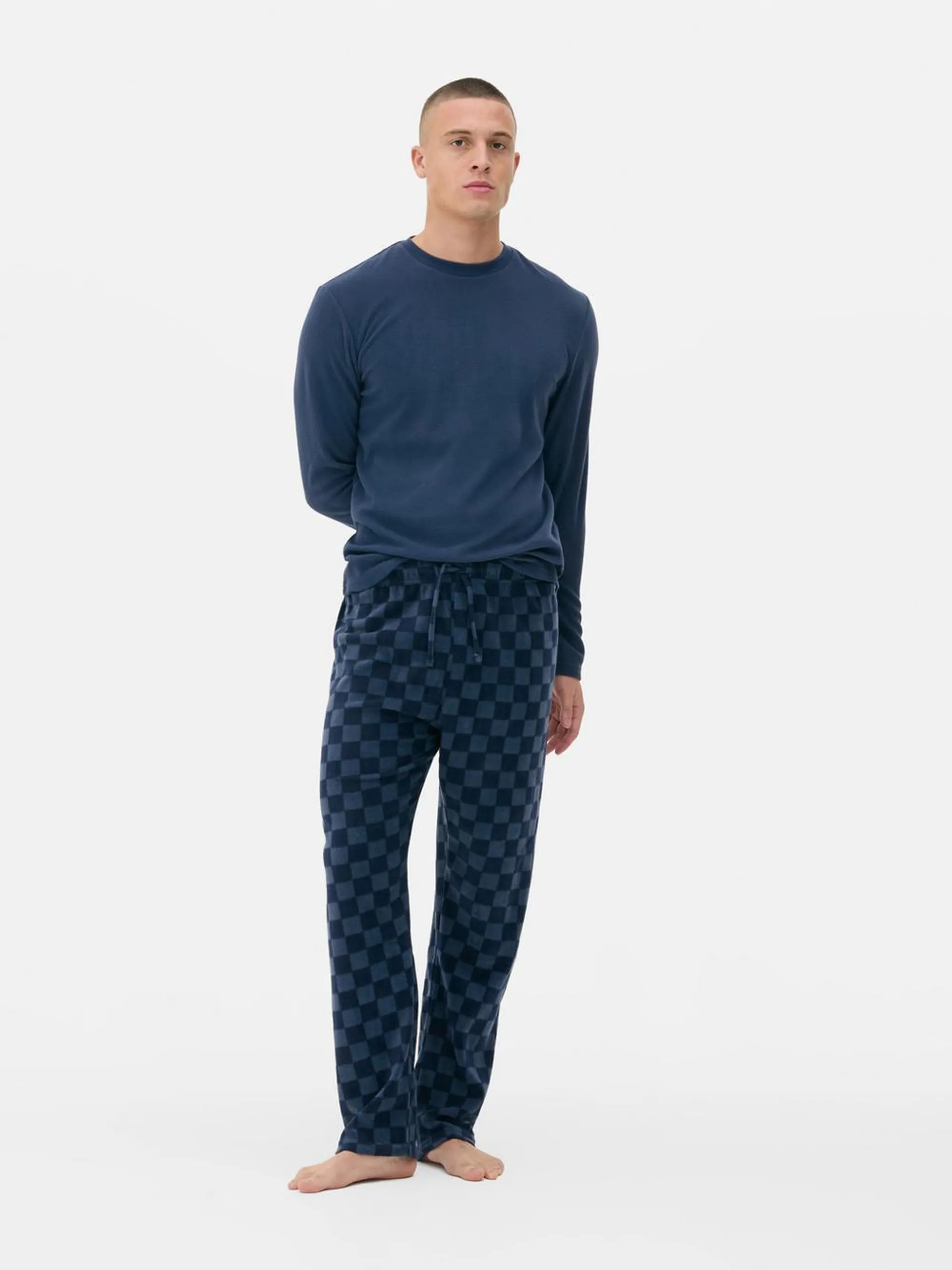 Checkerboard Long Pyjamas