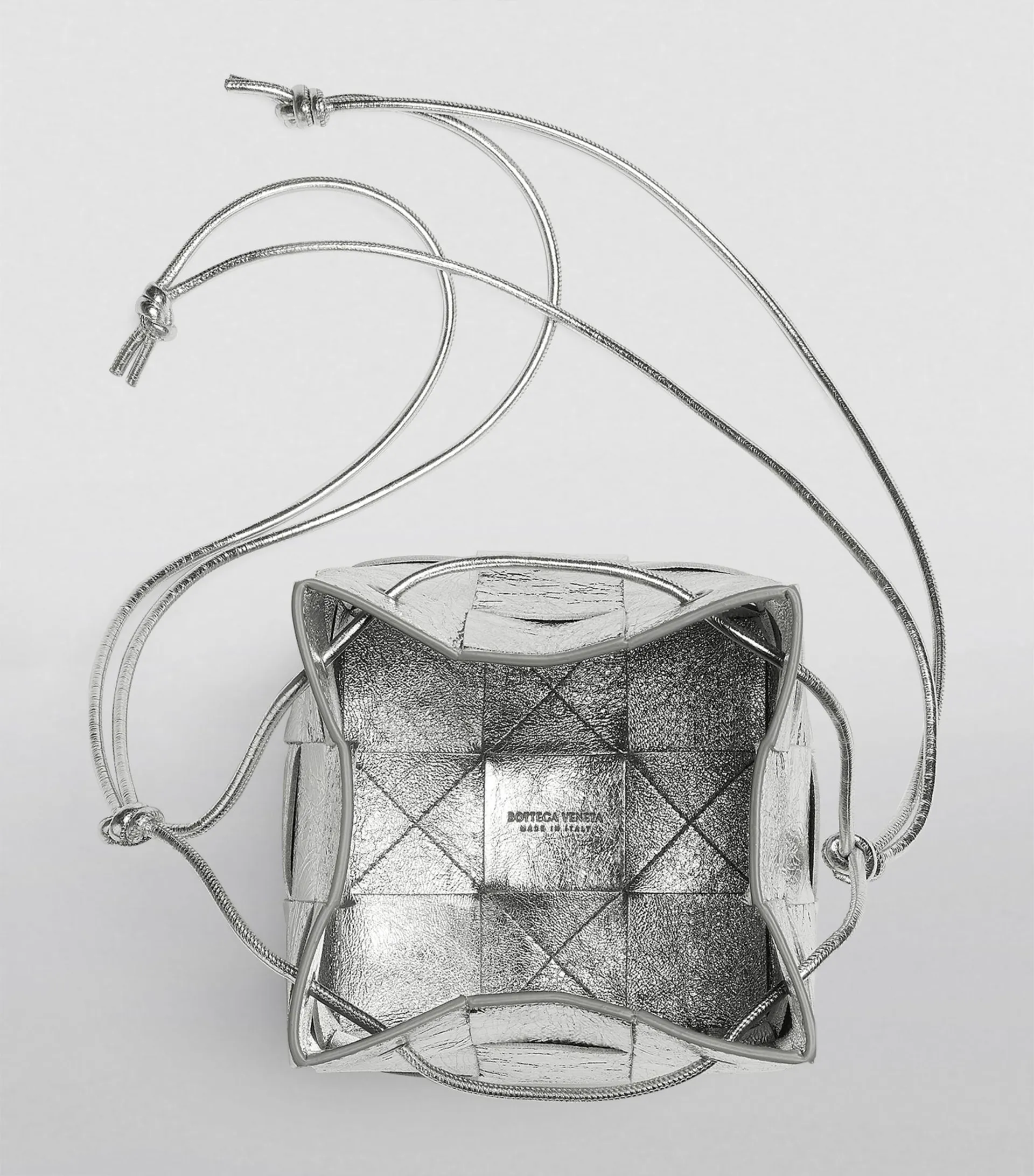 Mini Leather Cassette Bucket Bag