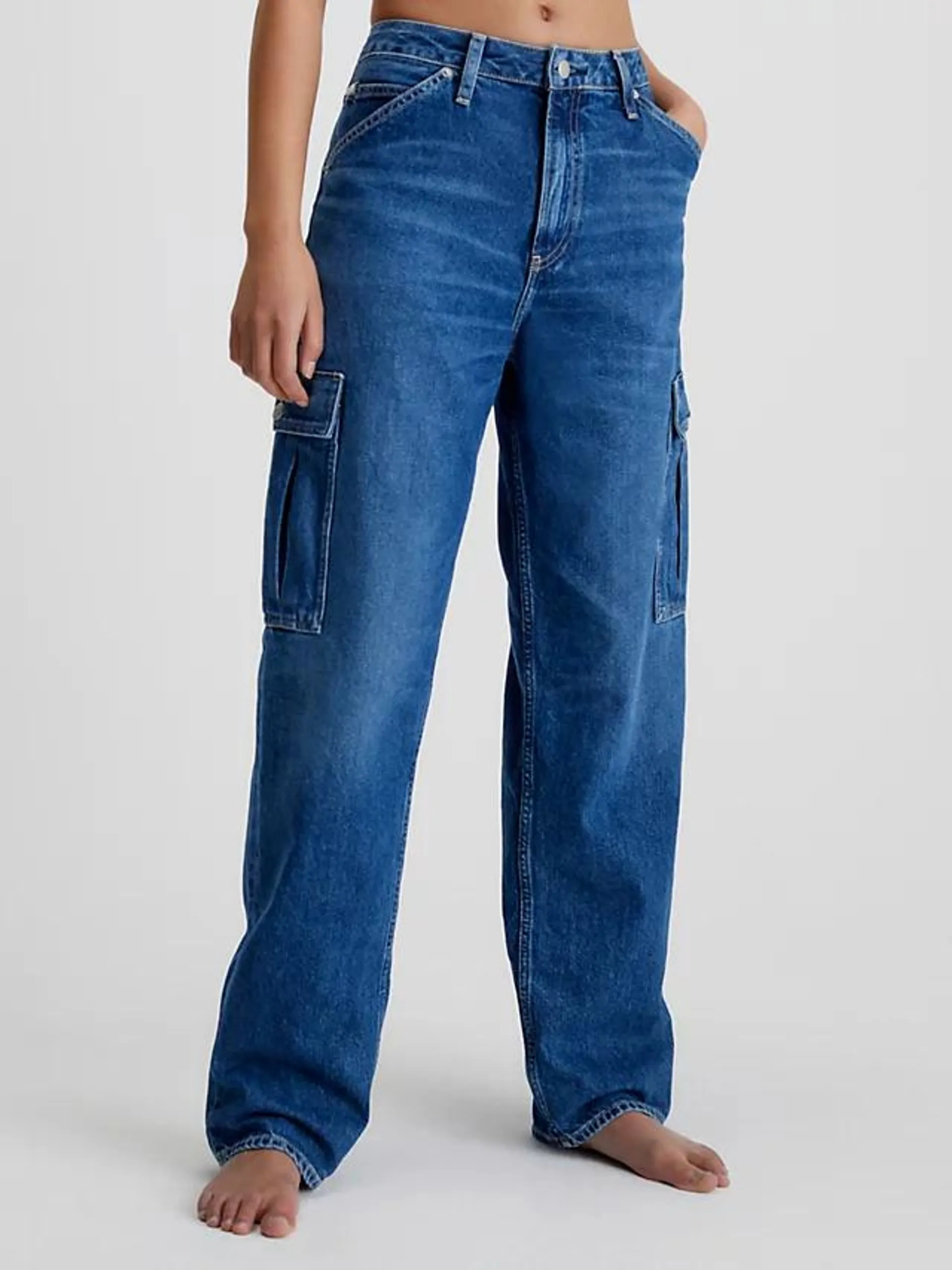 90's Straight Cargo Jeans