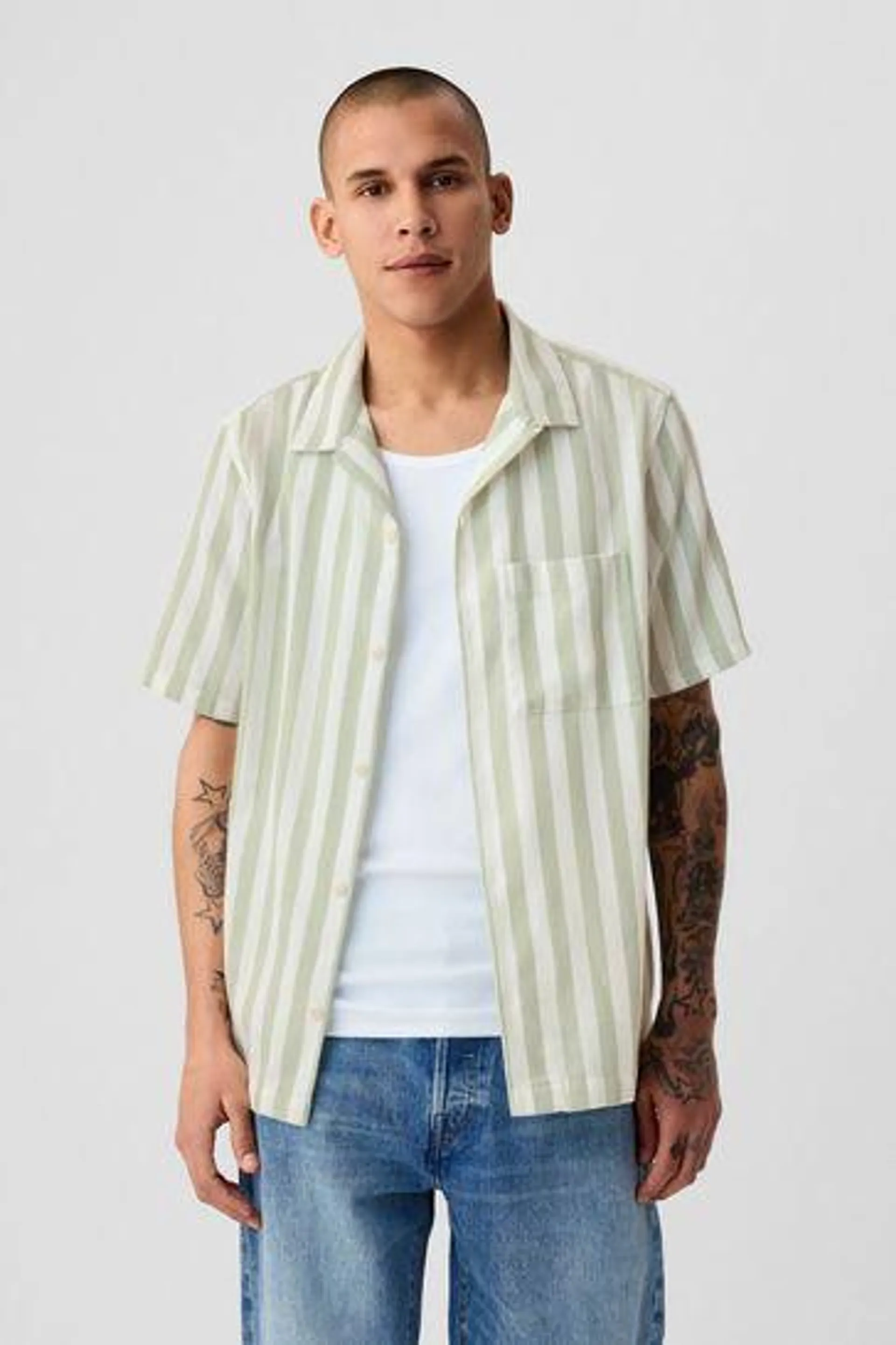 Textured Resort Short Sleeve Shirt