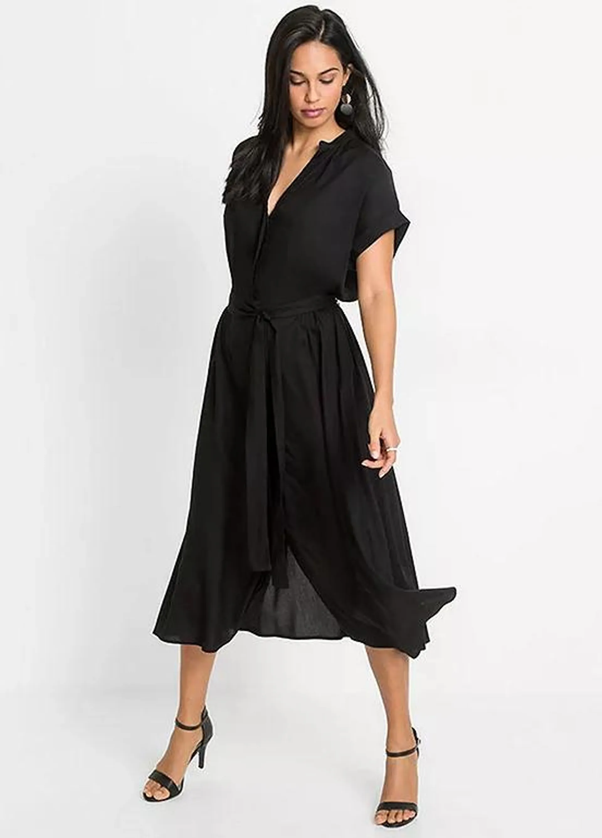 bonprix Midi Shirt Dress