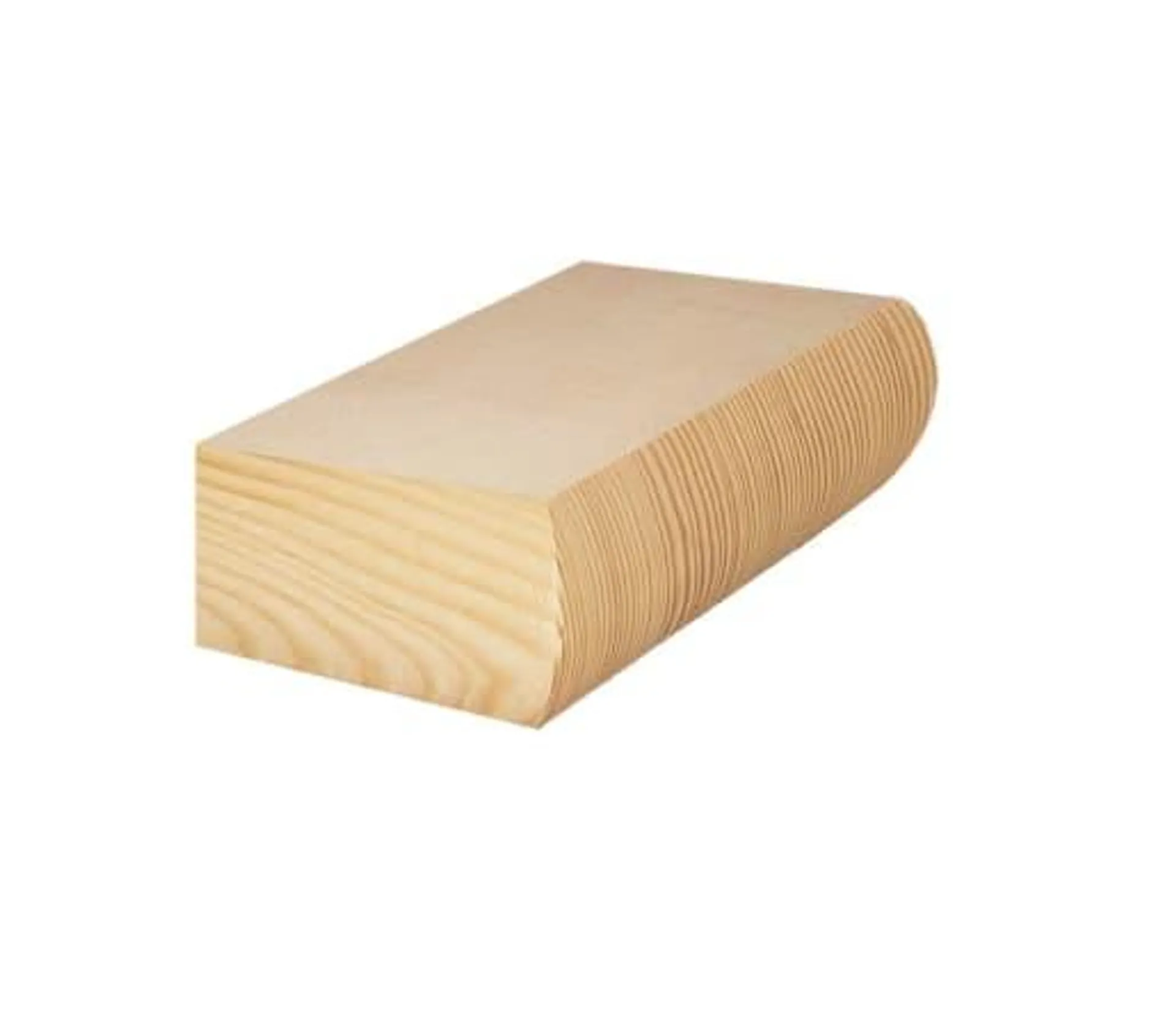 Wickes Hemlock Newel Half Cap - 90mm