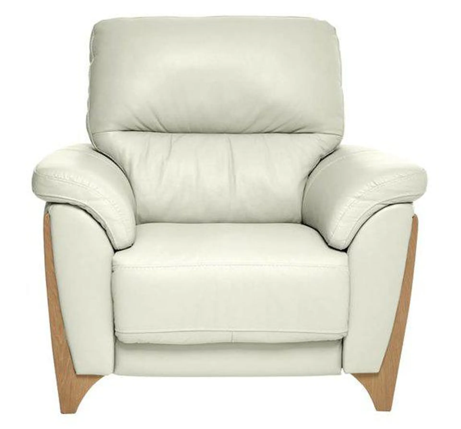 Armchair in CM and Cream Leather L904
