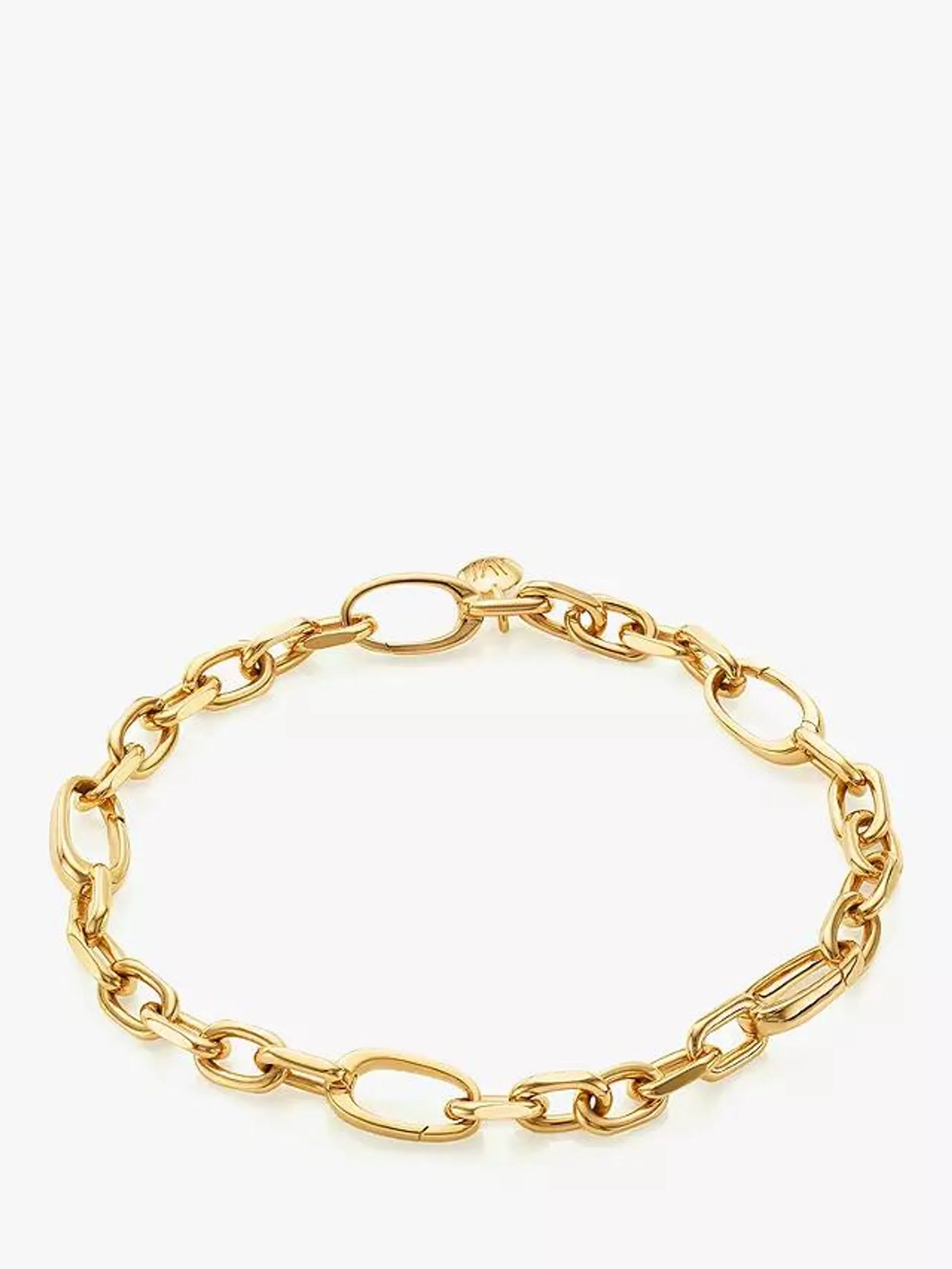 Monica Vinader Alta Mini Chain Bracelet, Gold