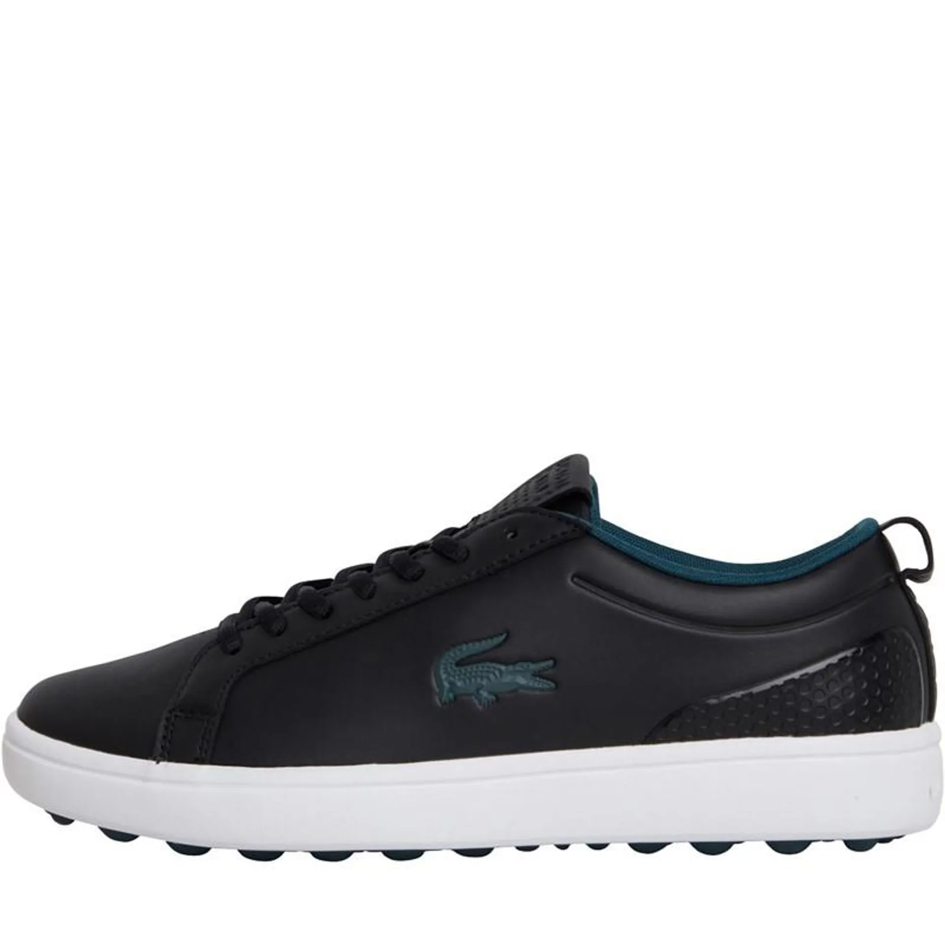 Lacoste Mens G Elite Golf Shoes Black/​White