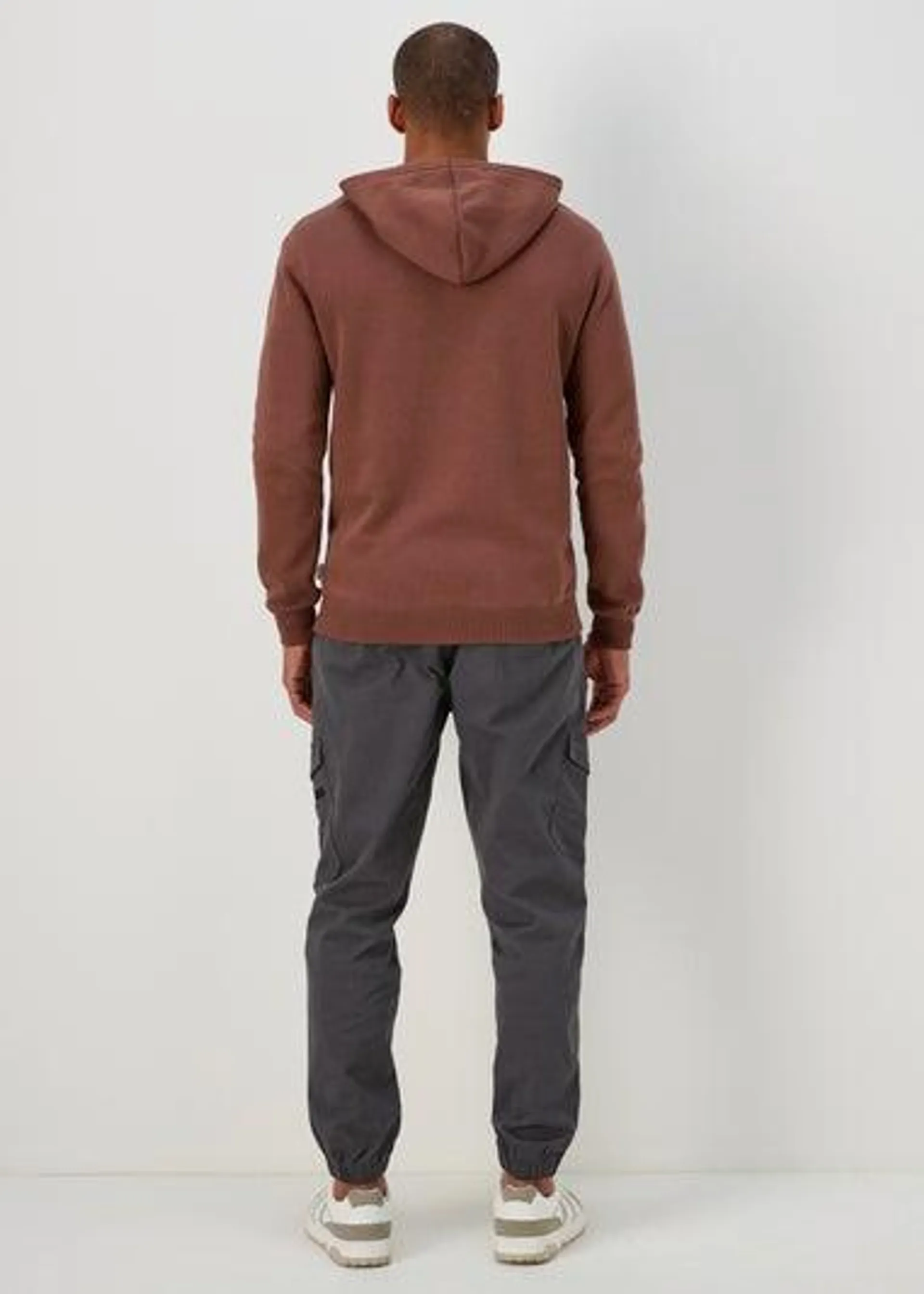 Brown Essential Pull On Hoodie