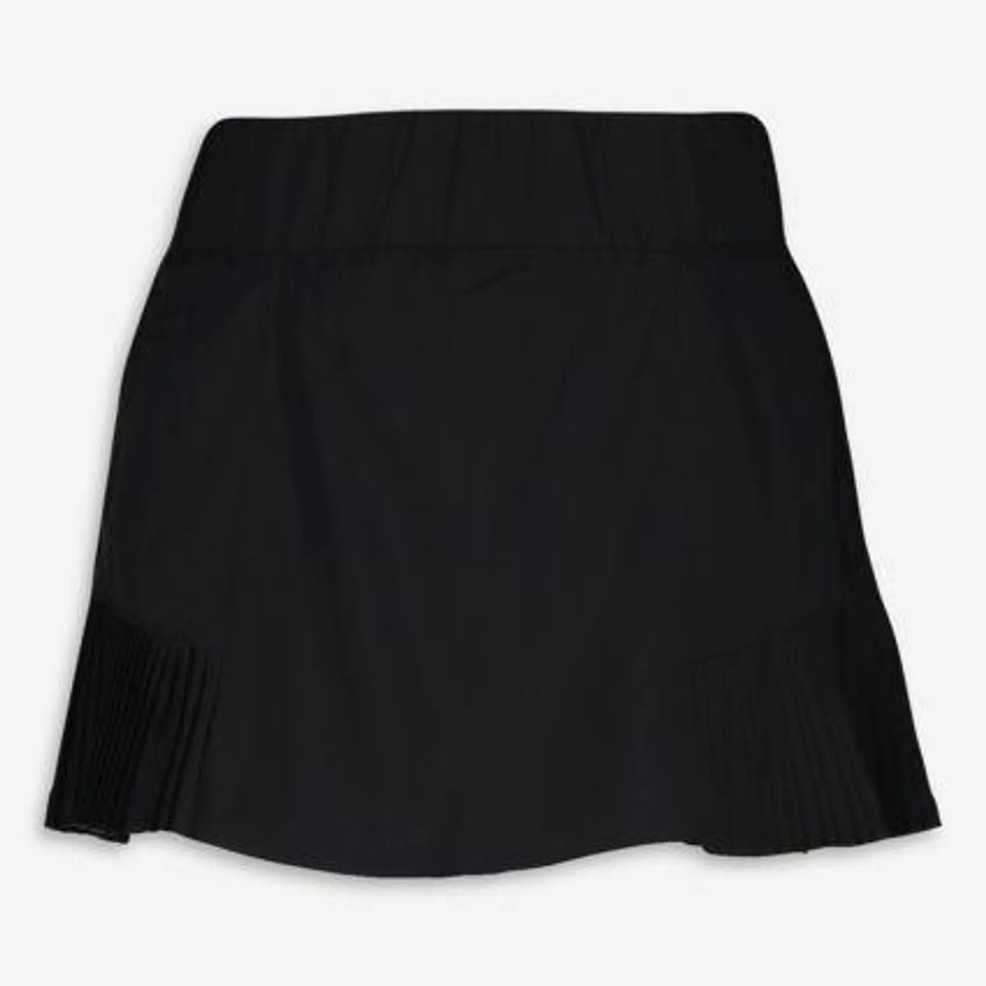 Black Side Pleat Skort