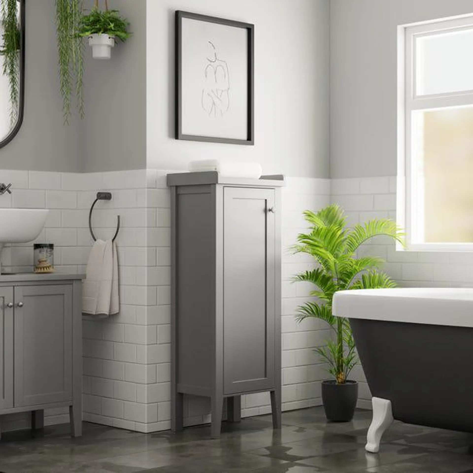 Lynton Compact Bathroom Medium Unit