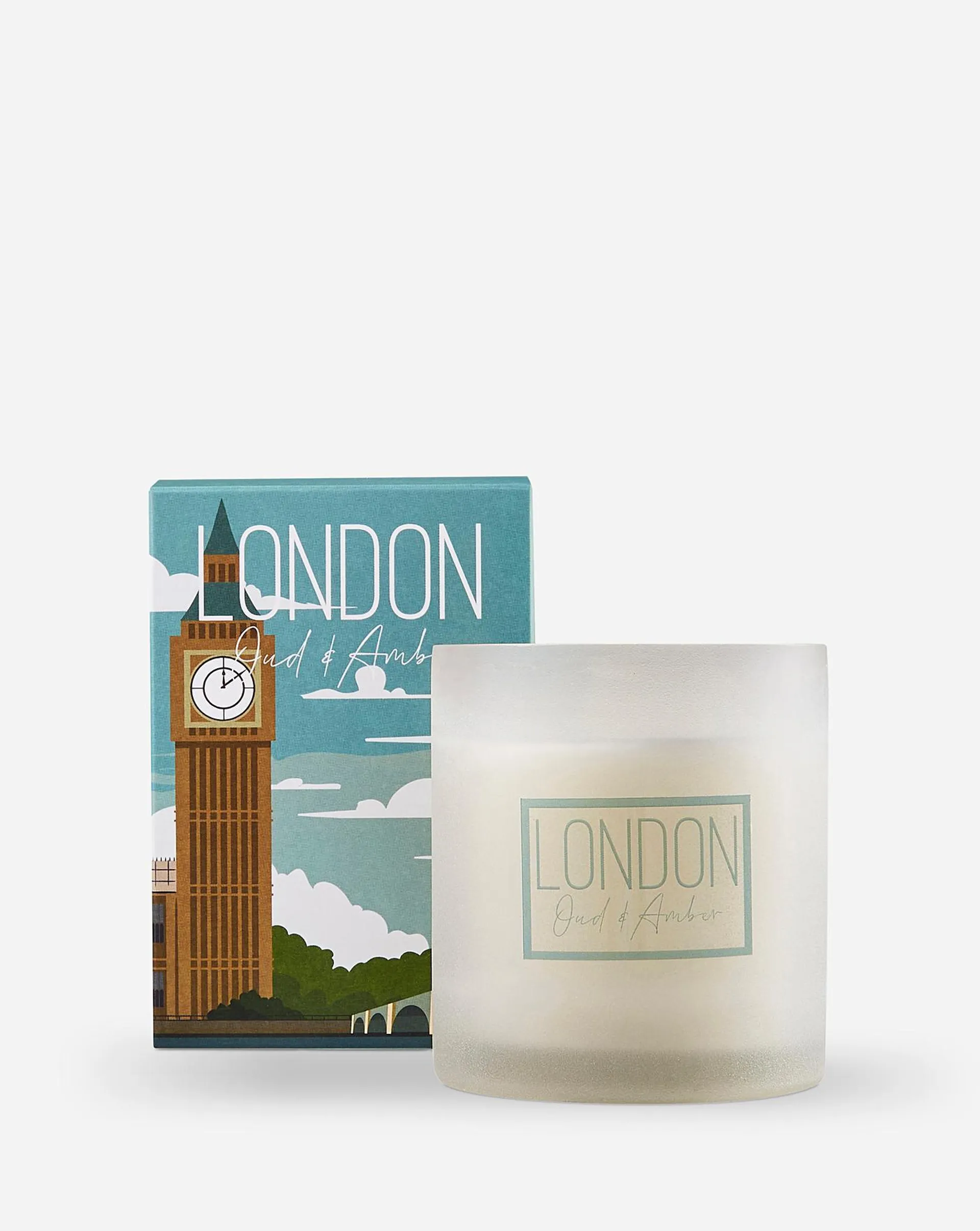 London Destinations Collection Oud & Amber Candle