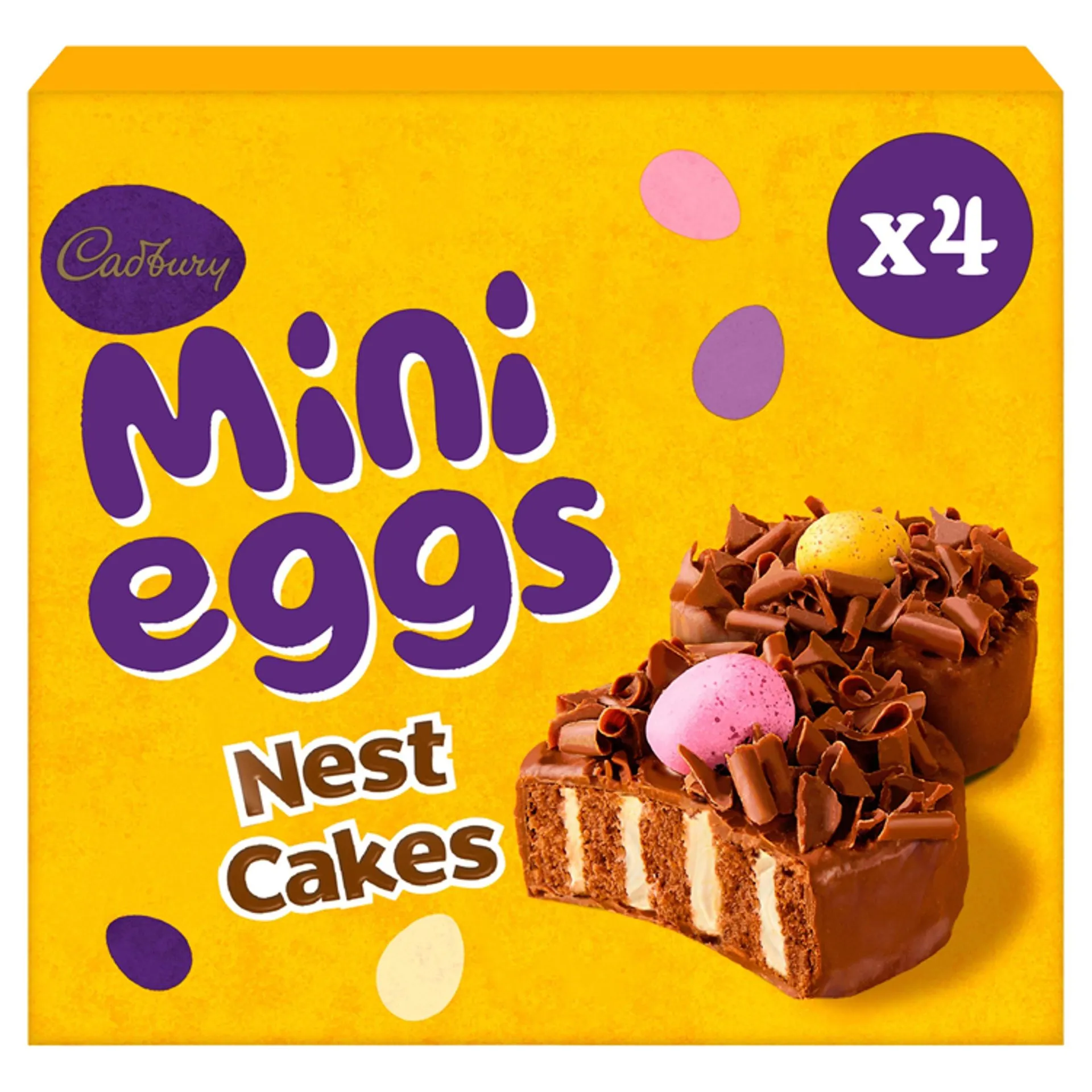 Cadbury 4 Mini Eggs Nest Cakes