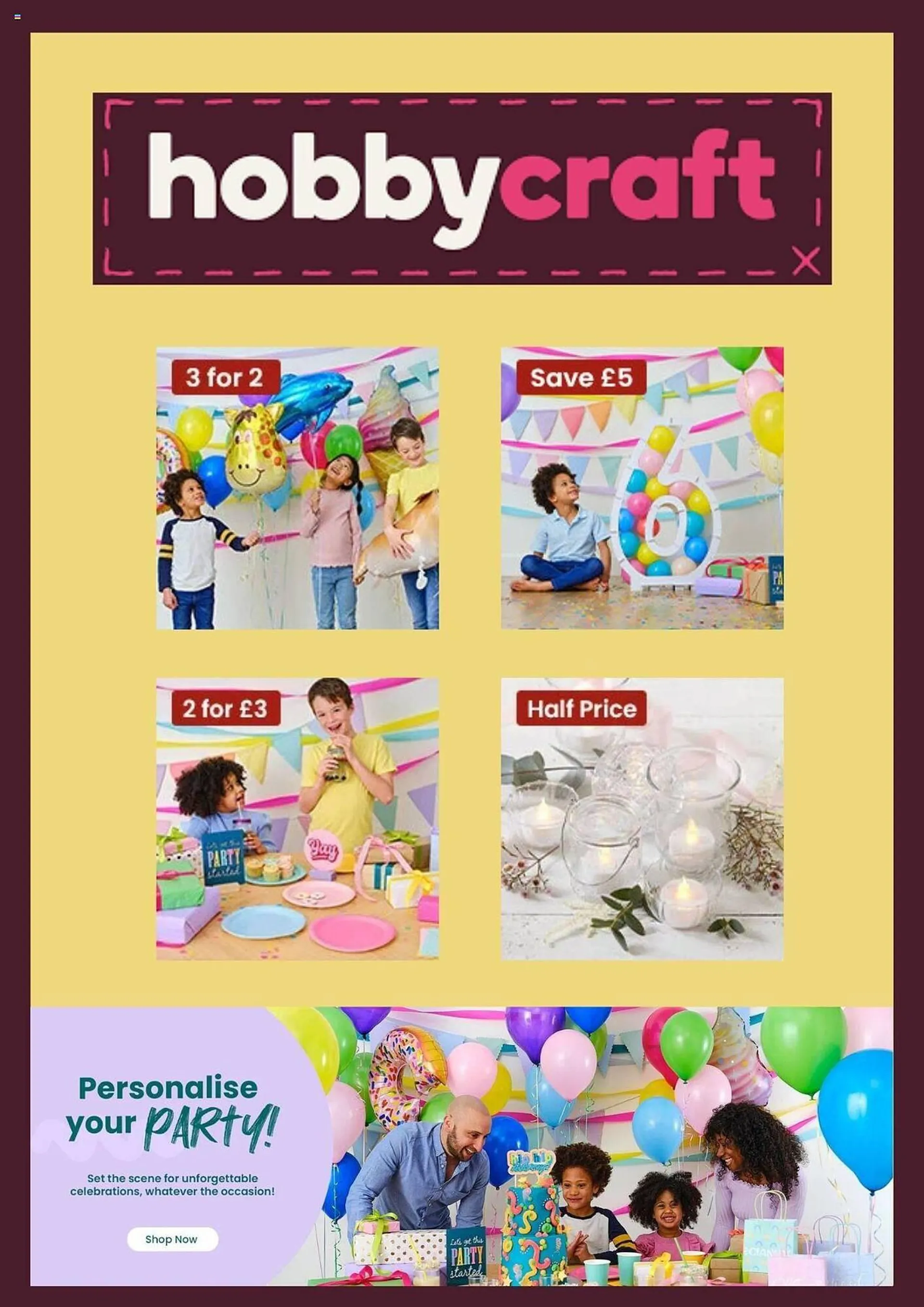 Hobbycraft leaflet - 1