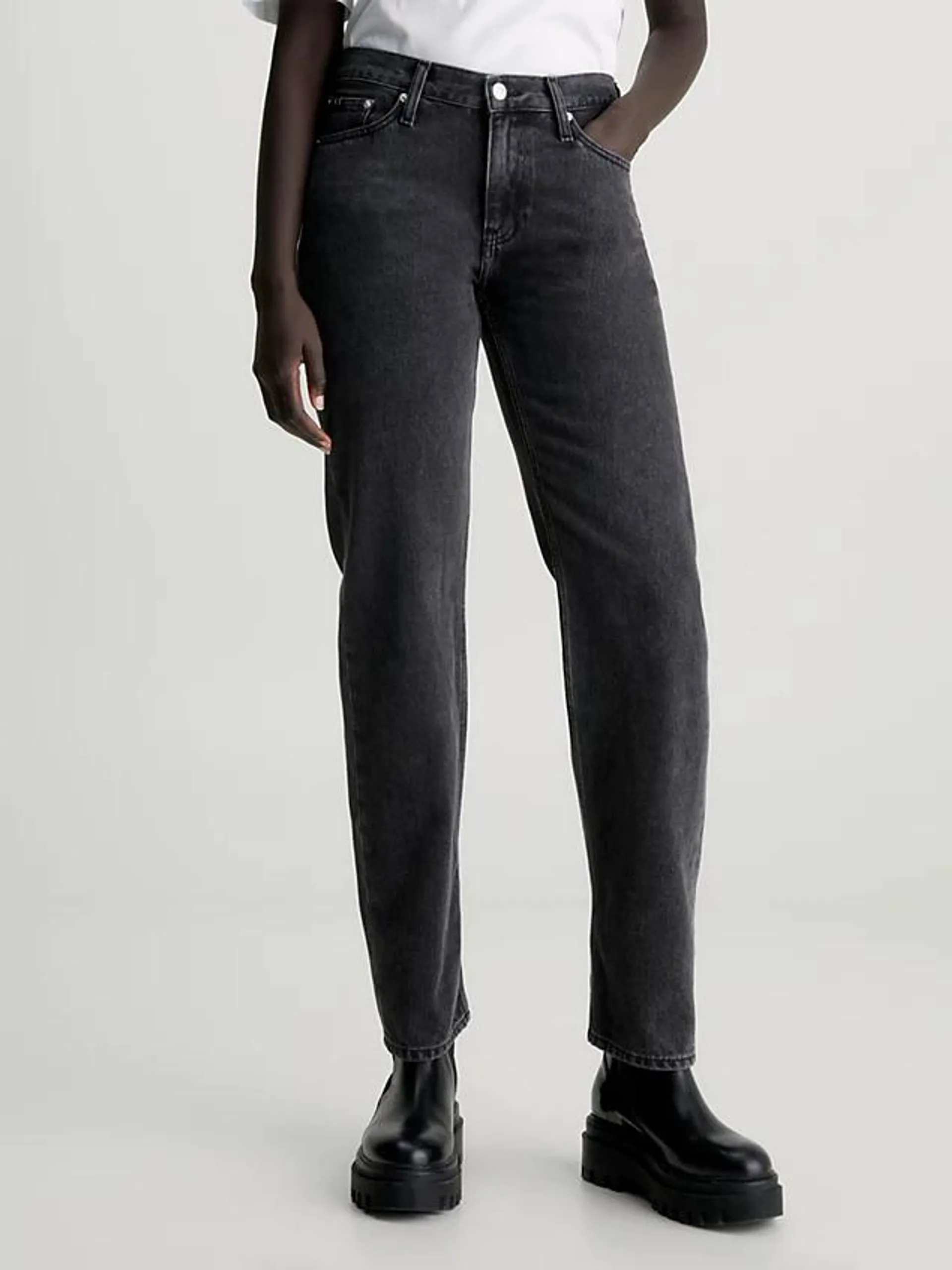 Low Rise Straight Jeans