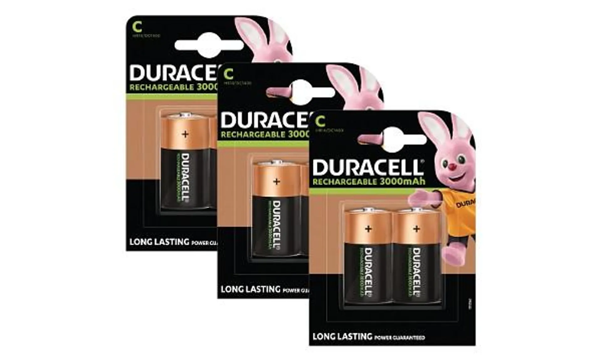 Duracell Rechargeable C Size 6 Pack