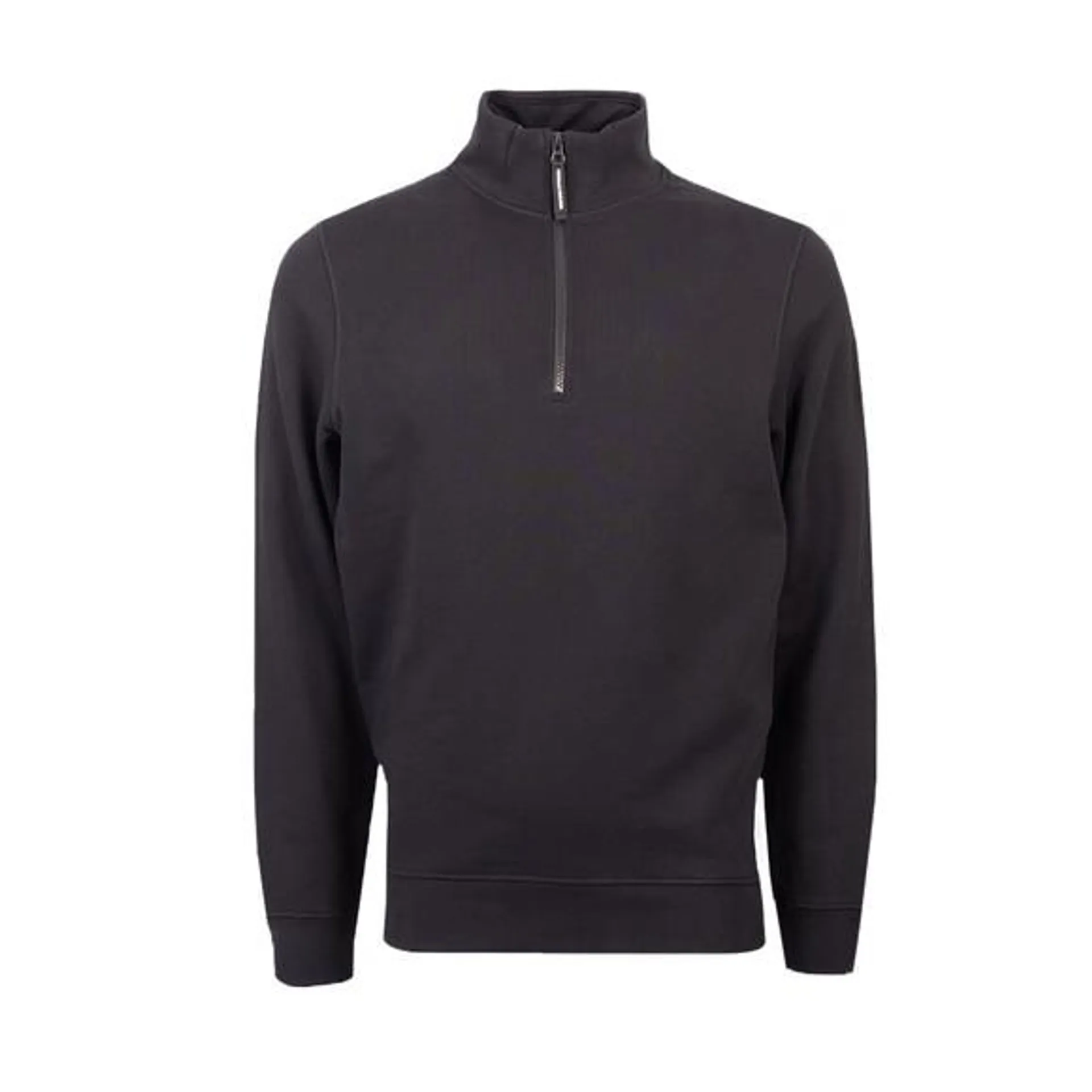 Mens Black Kraviz Half Zip Jumper