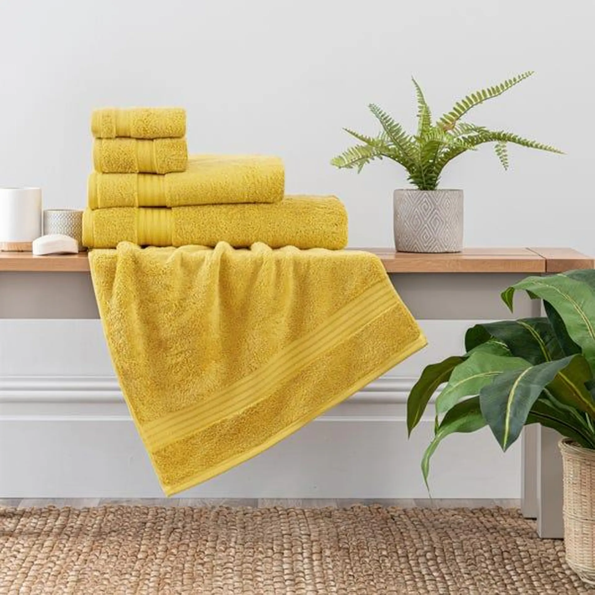 Ochre Egyptian Cotton Towel