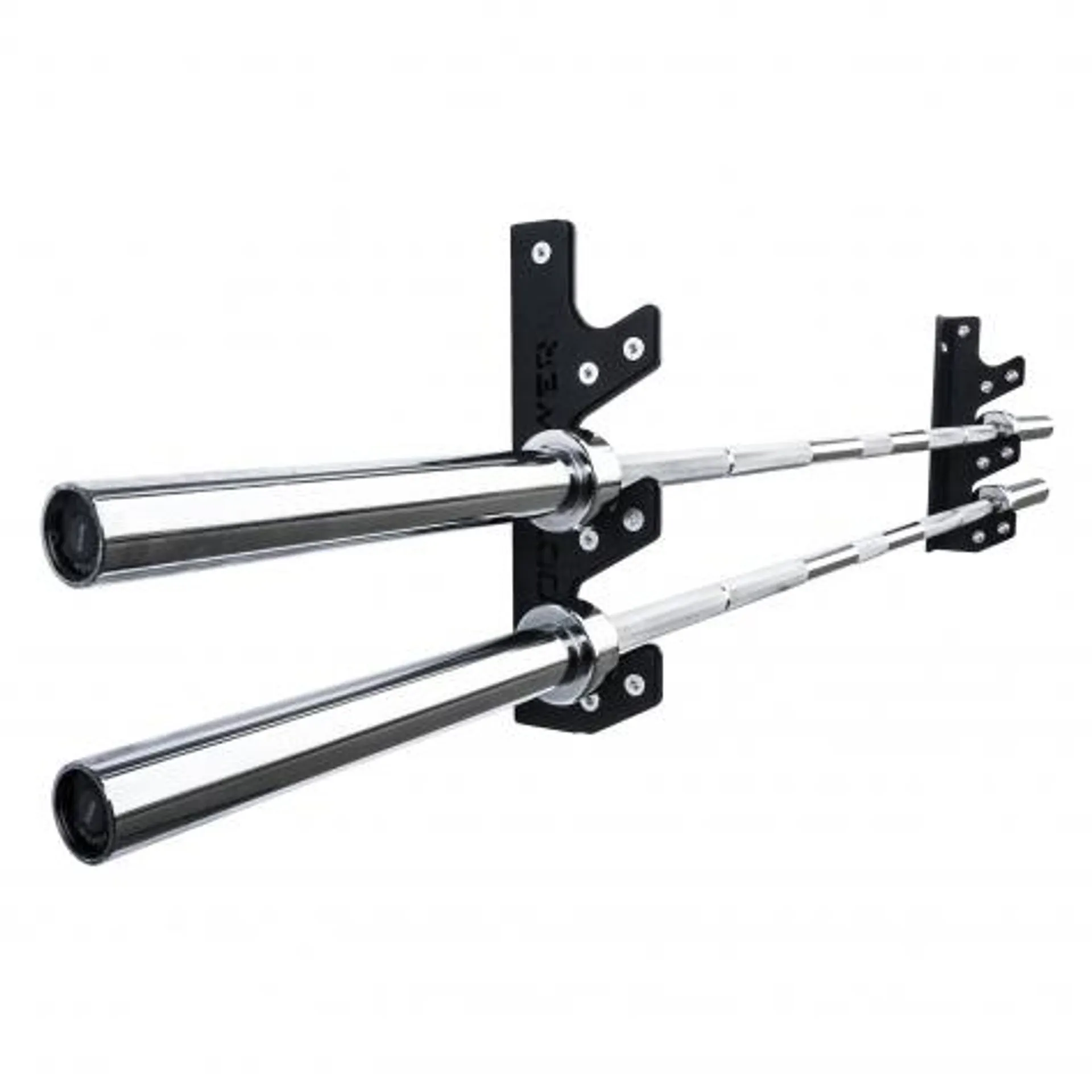Body Power Wall Mounted Barbell Rack - Stores 3 Bars
