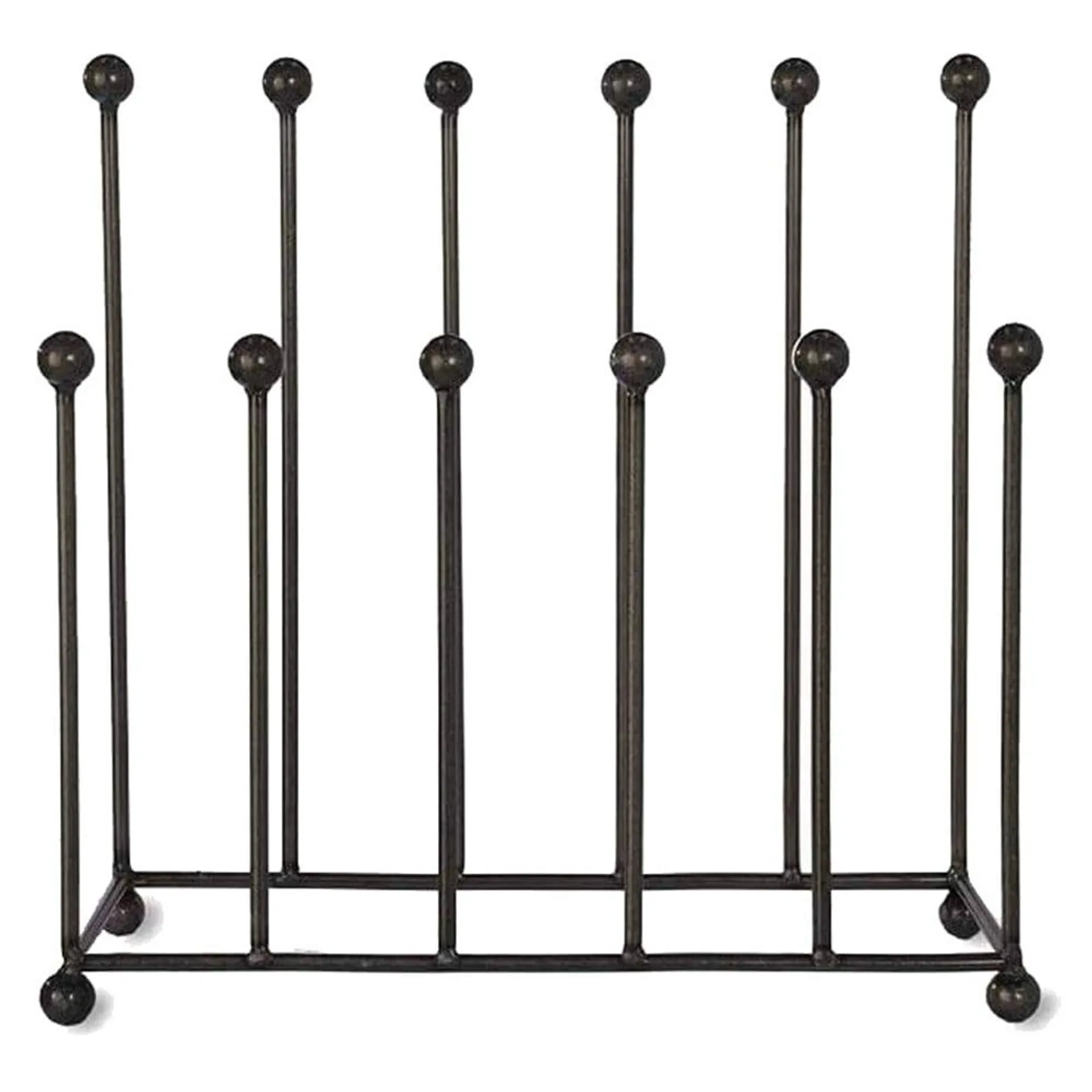 Neo Black Steel Boot Rack Holds 6 Pairs