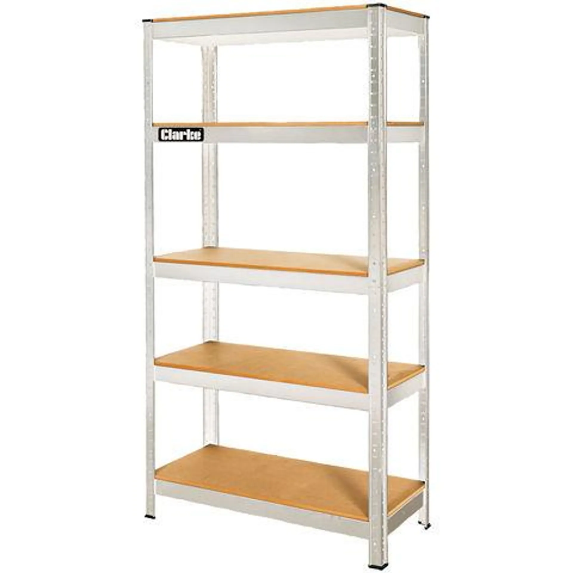 Clarke CSM5350S Heavy Duty 350kg Boltless Shelving (Silver)