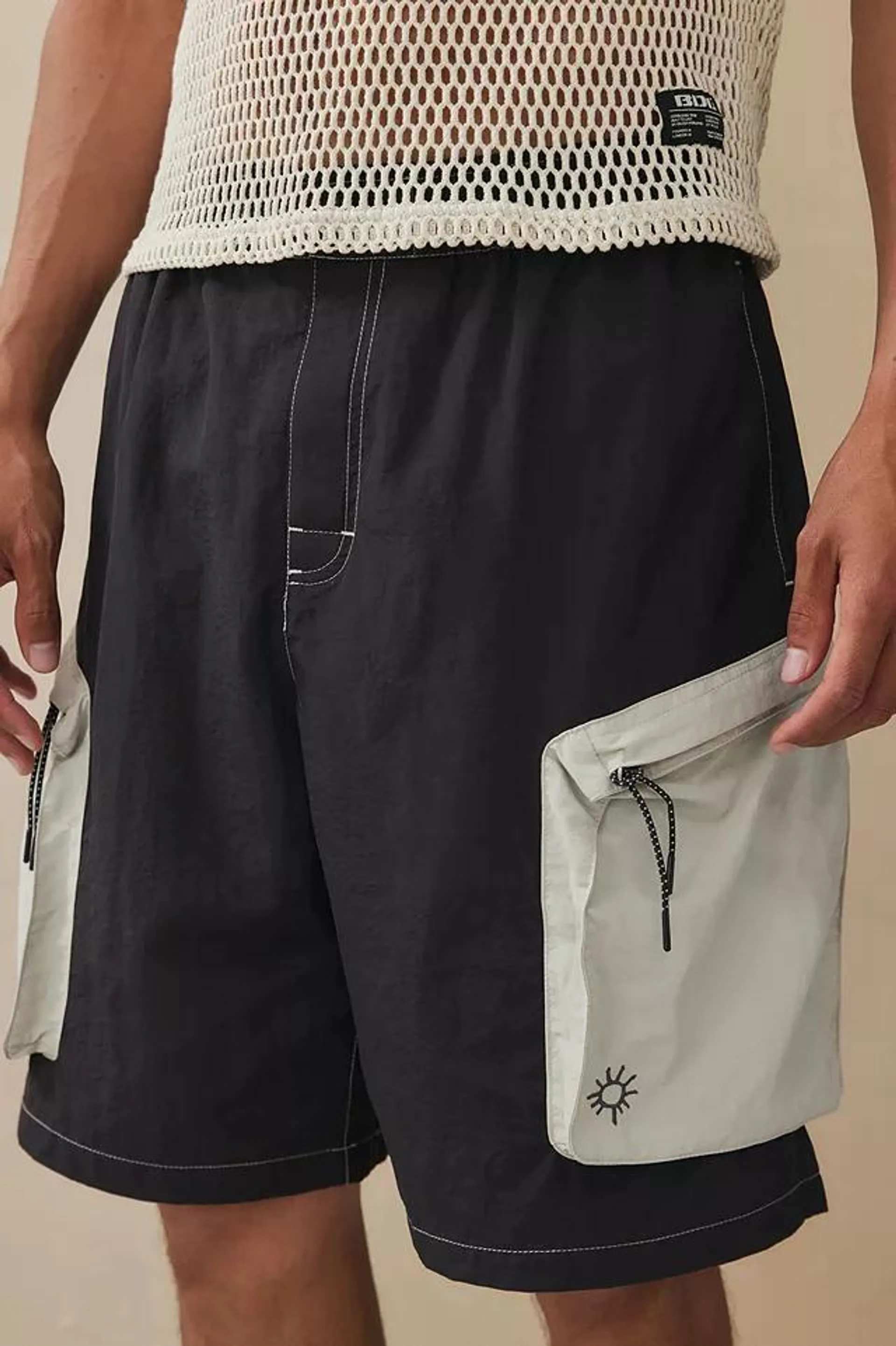 UO Nomad Black Board Shorts